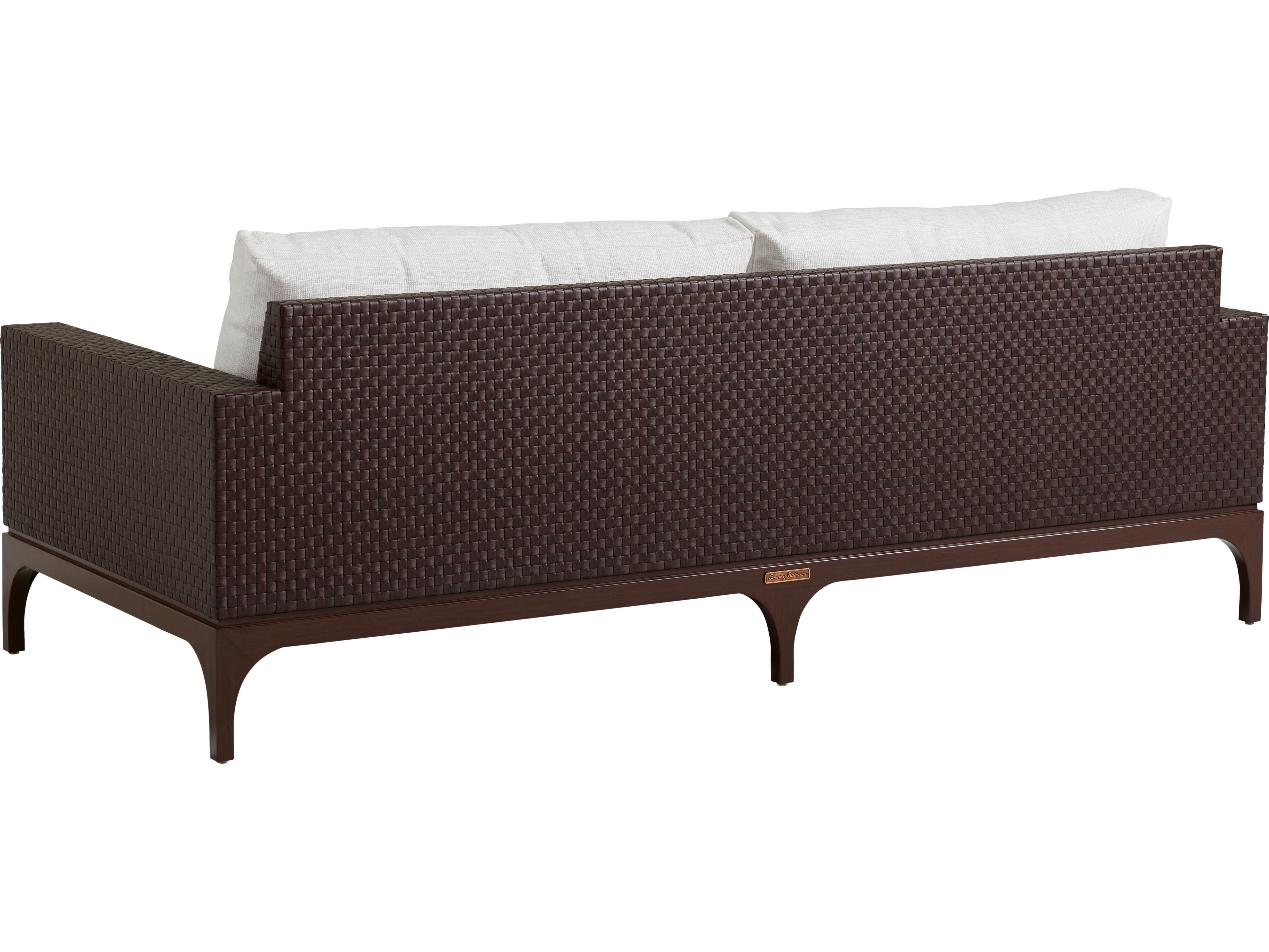 Tommy Bahama Outdoor Abaco Aluminum Wicker Sofa