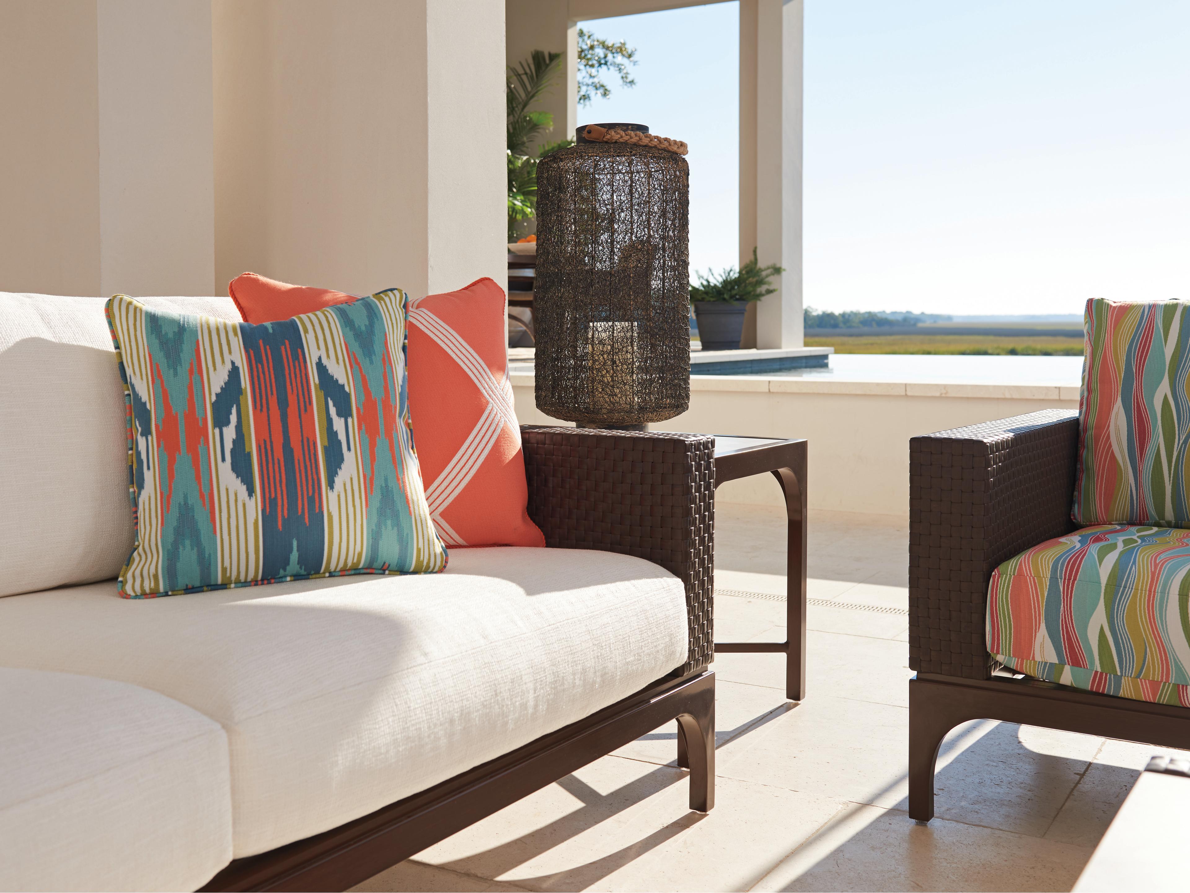 Tommy Bahama Outdoor Abaco Aluminum Wicker Sofa