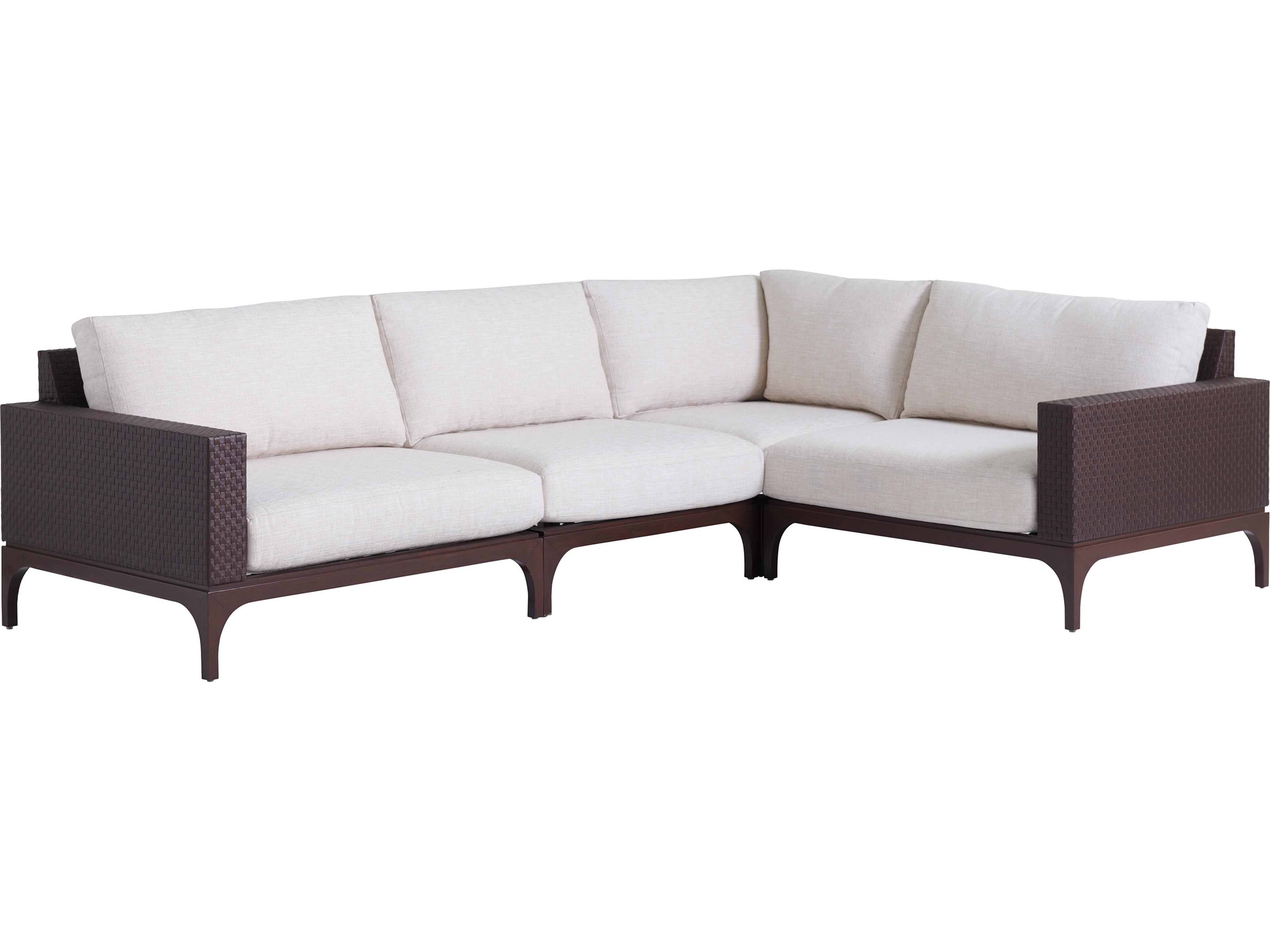 Abaco Aluminum Wicker Sectional