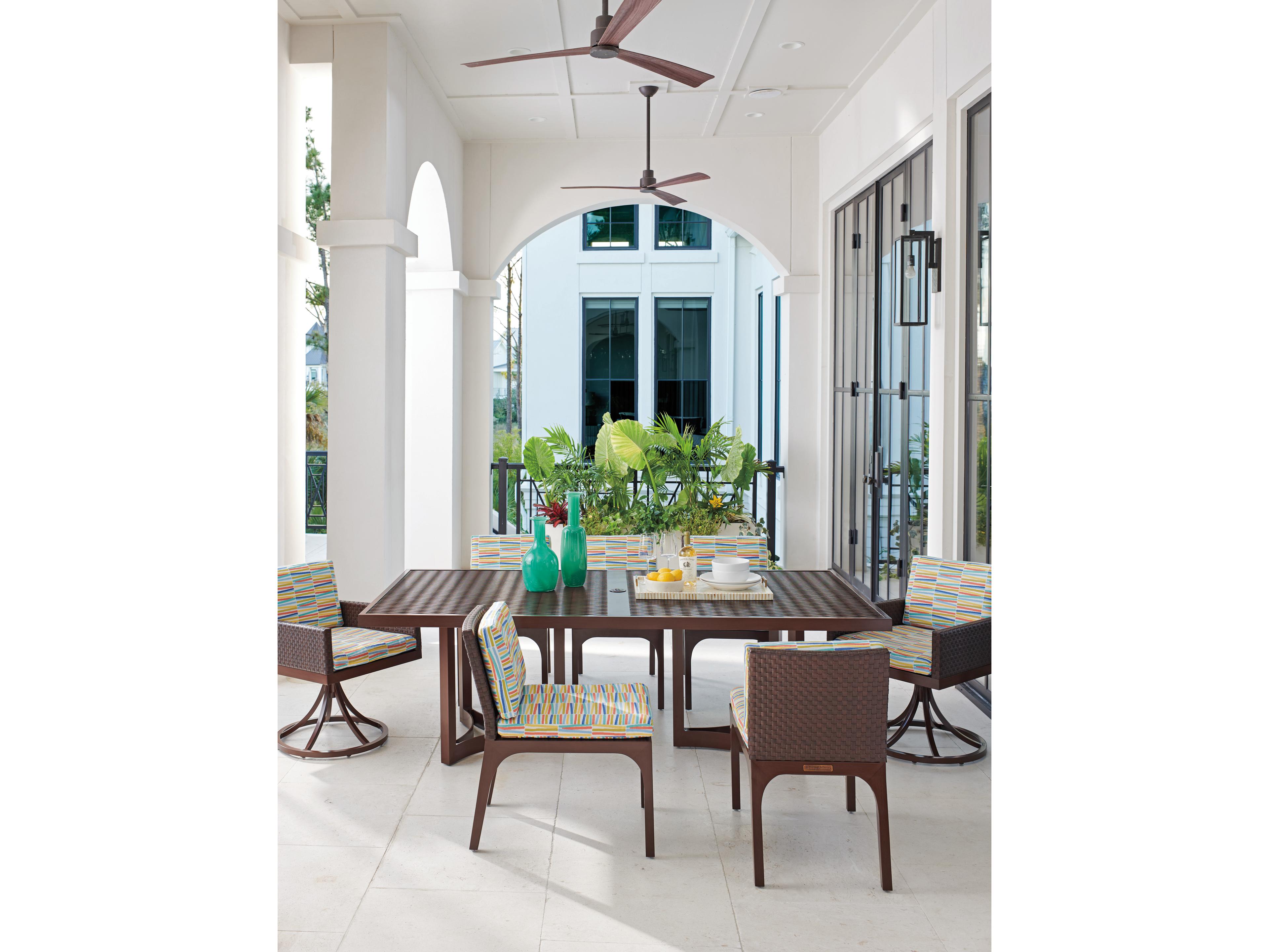 Tommy Bahama Outdoor Abaco Aluminum Rectangular Dining Table