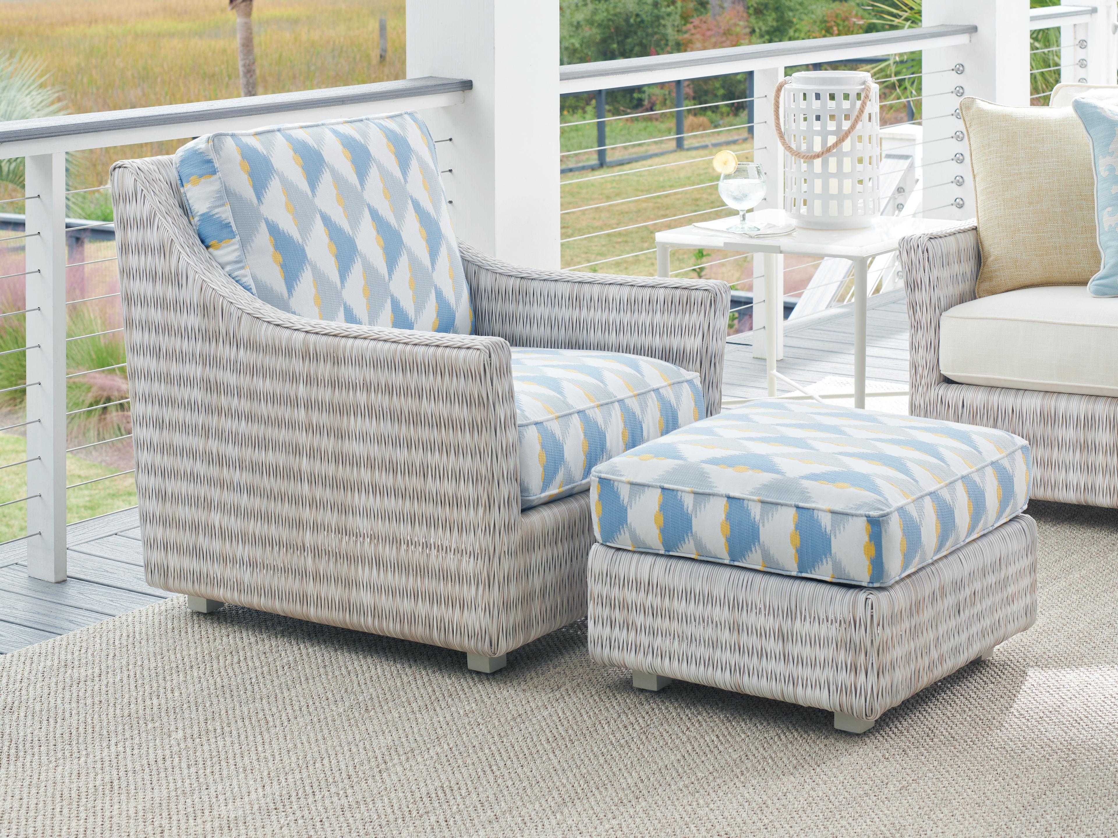 Tommy Bahama Outdoor Seabrook Aluminum Wicker Lounge Chair