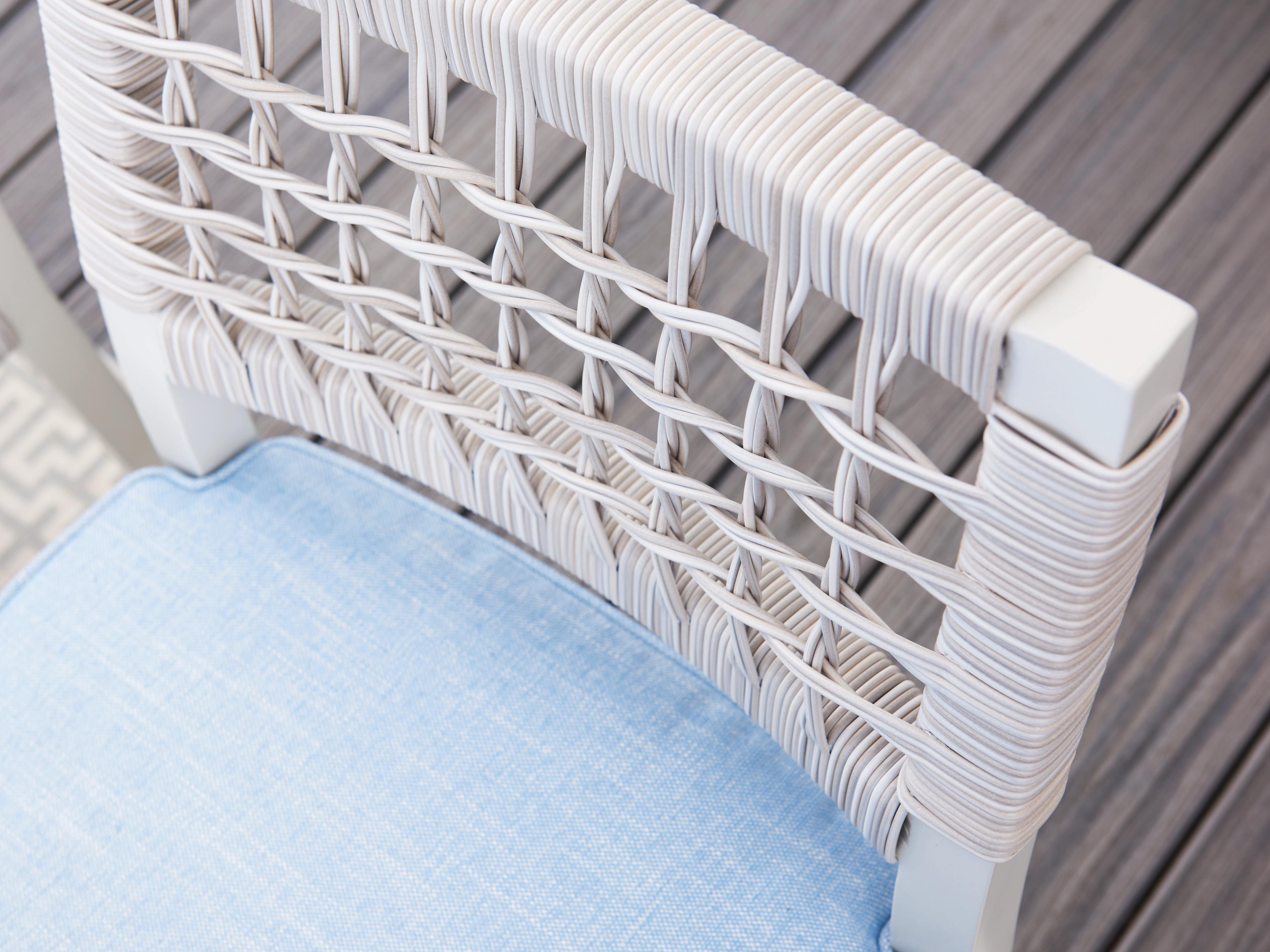 Tommy Bahama Outdoor Seabrook Aluminum Wicker Dining Side Chair