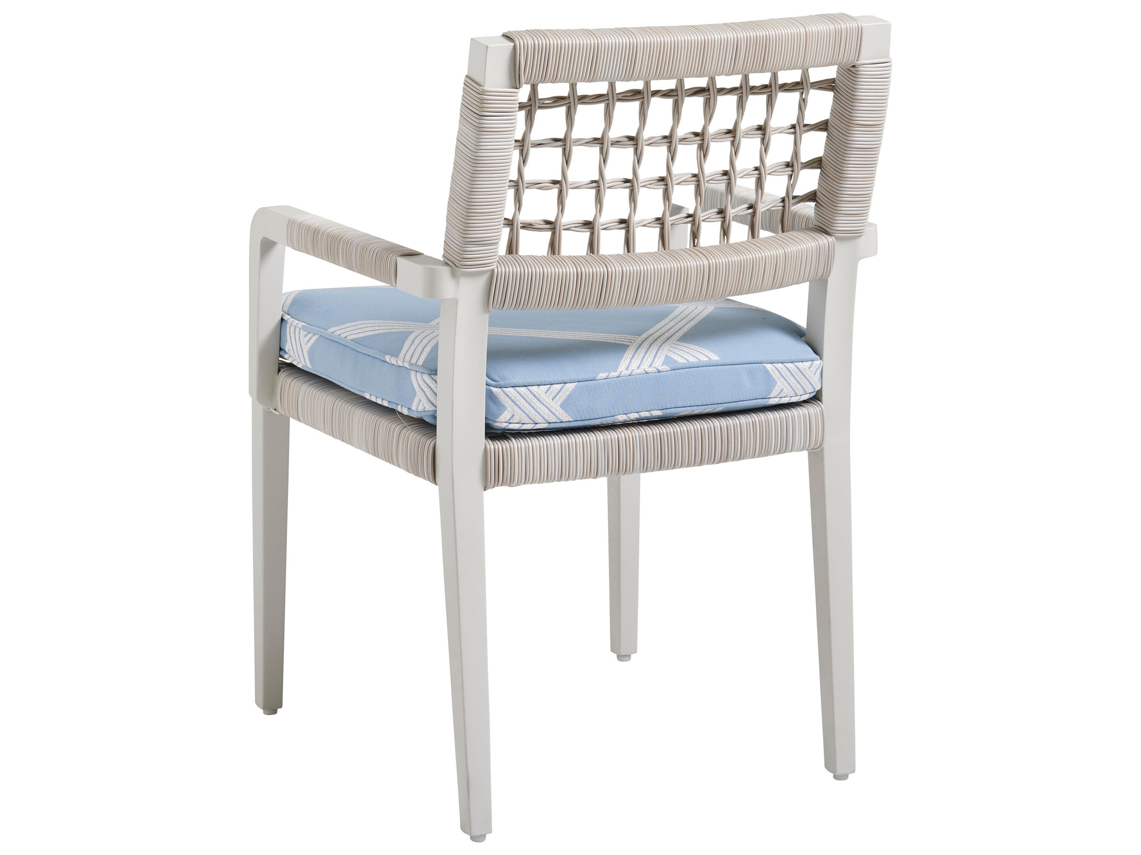 Tommy Bahama Outdoor Seabrook Aluminum Wicker Dining Arm Chair