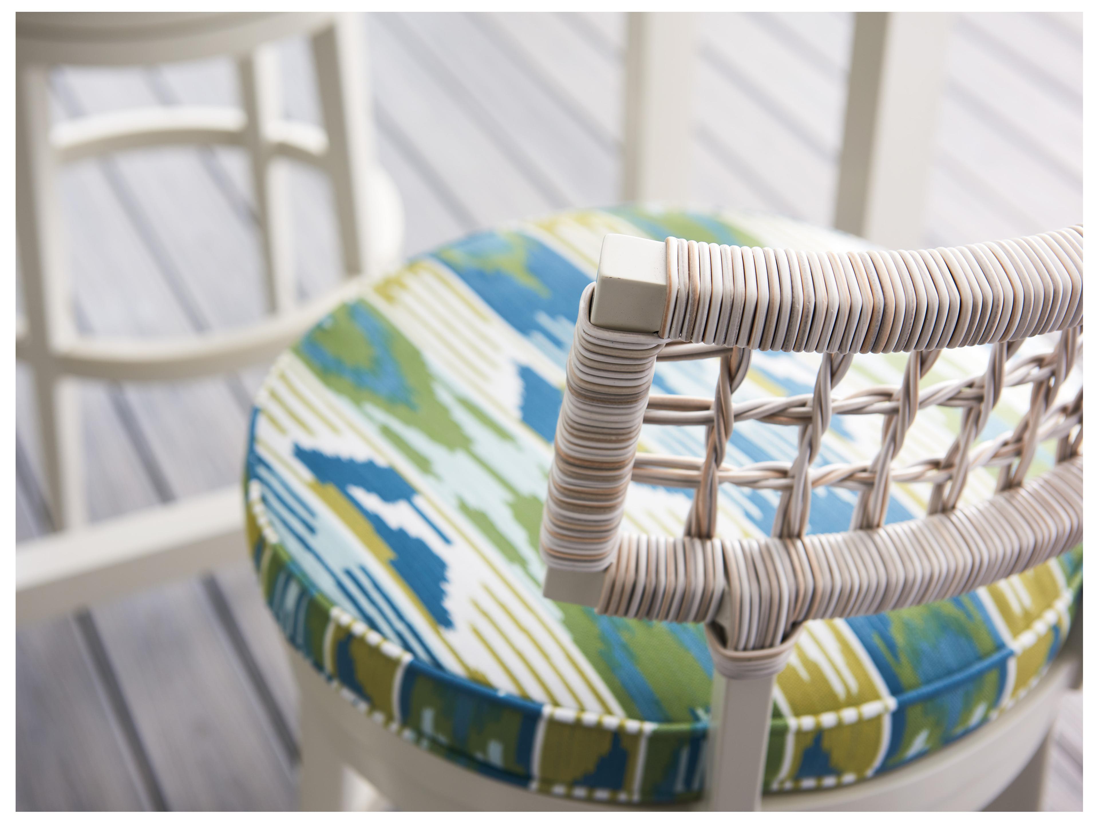 Tommy Bahama Outdoor Seabrook Aluminum Wicker Swivel Bar Stool