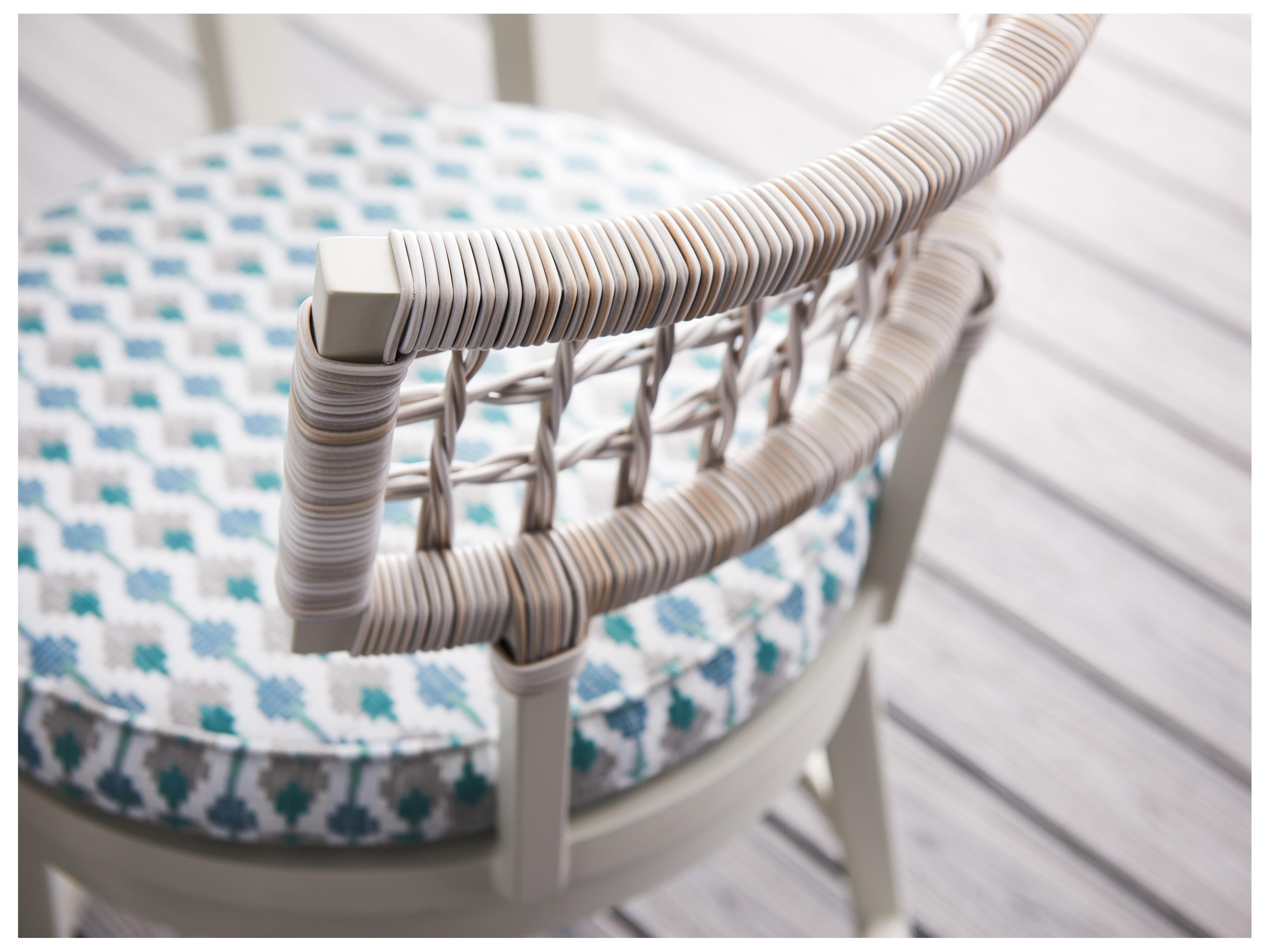 Tommy Bahama Outdoor Seabrook Aluminum Wicker Swivel Counter Stool