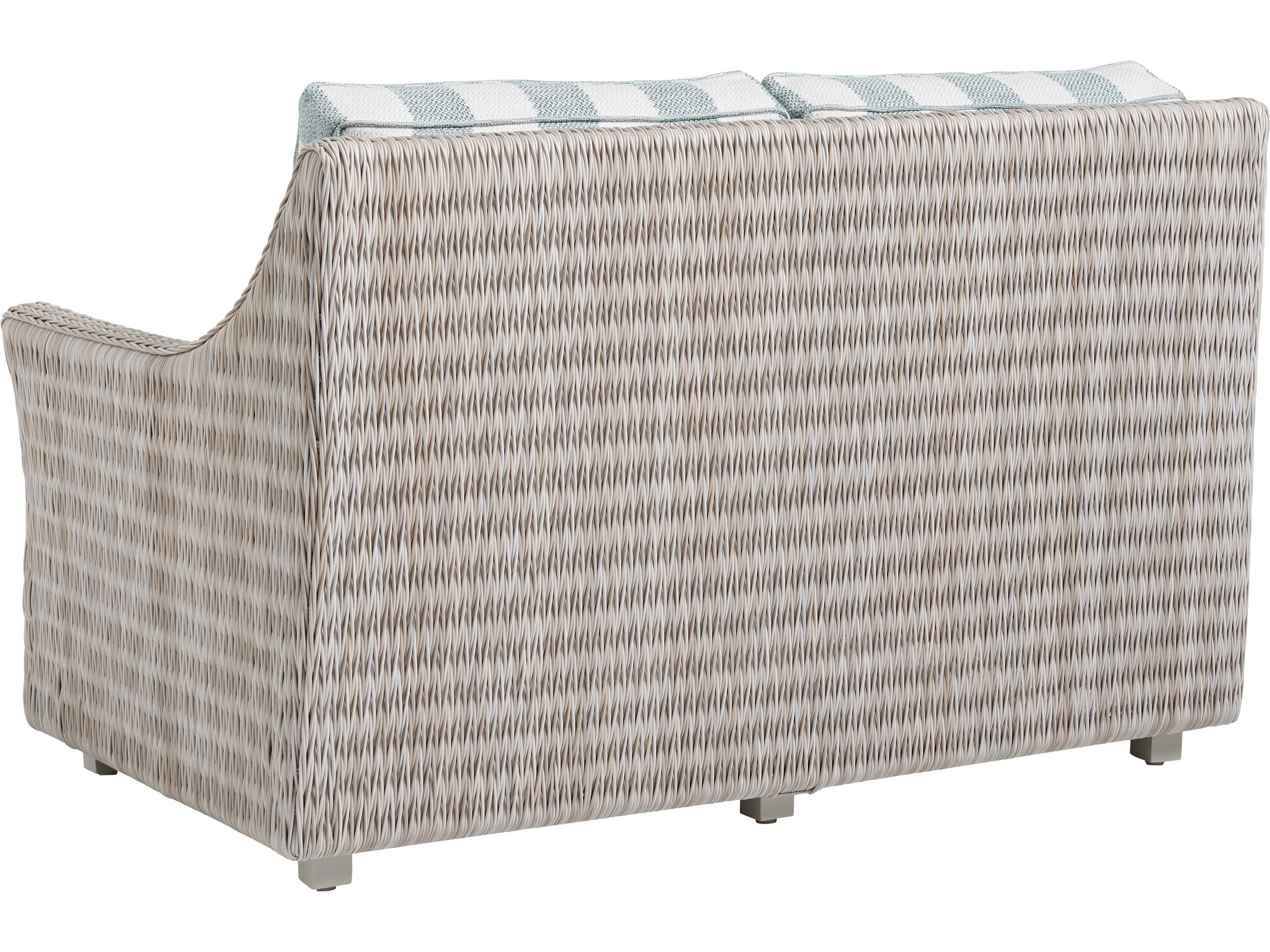 Tommy Bahama Outdoor Seabrook Aluminum Wicker Loveseat