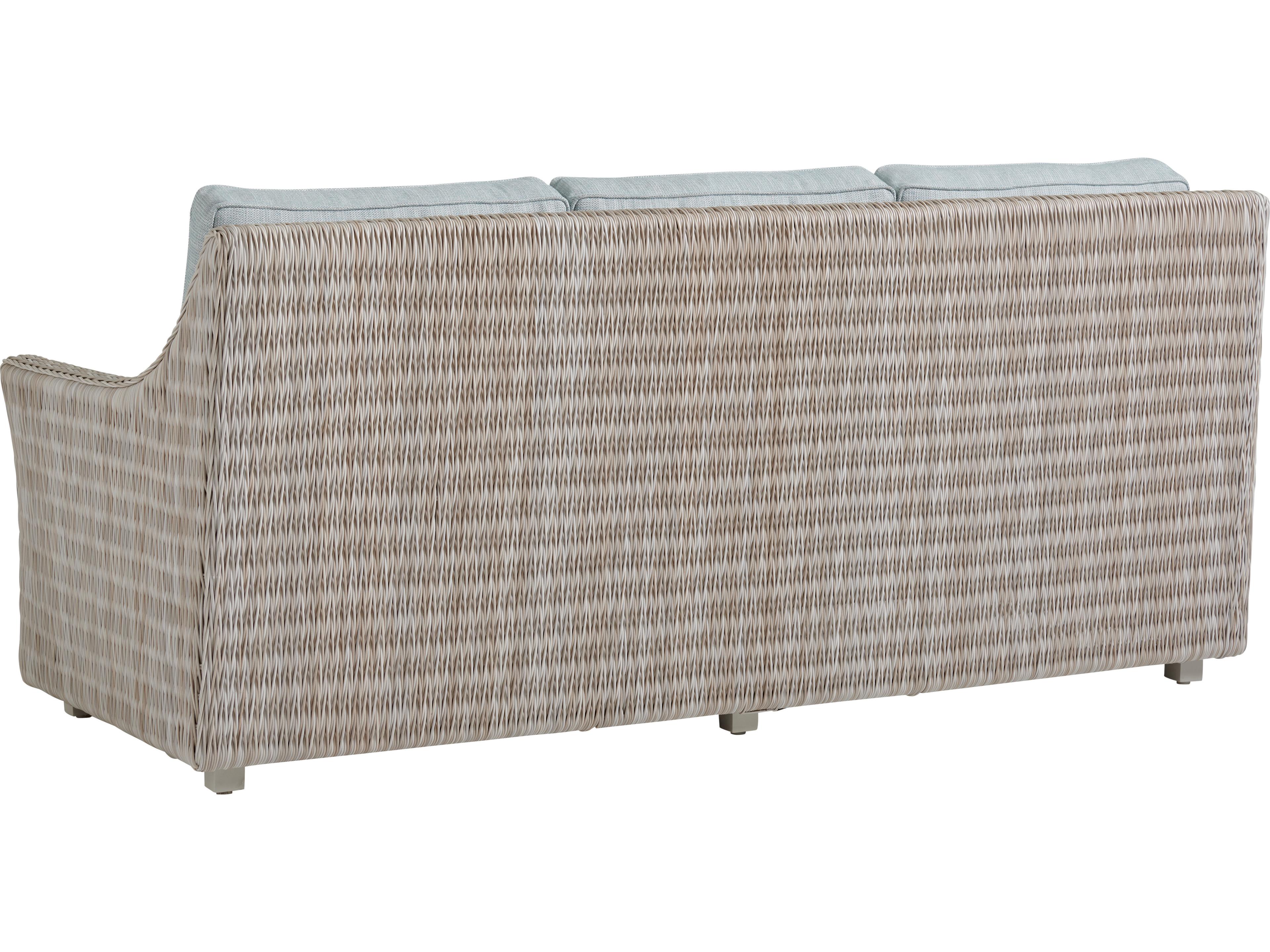 Tommy Bahama Outdoor Seabrook Aluminum Wicker Sofa