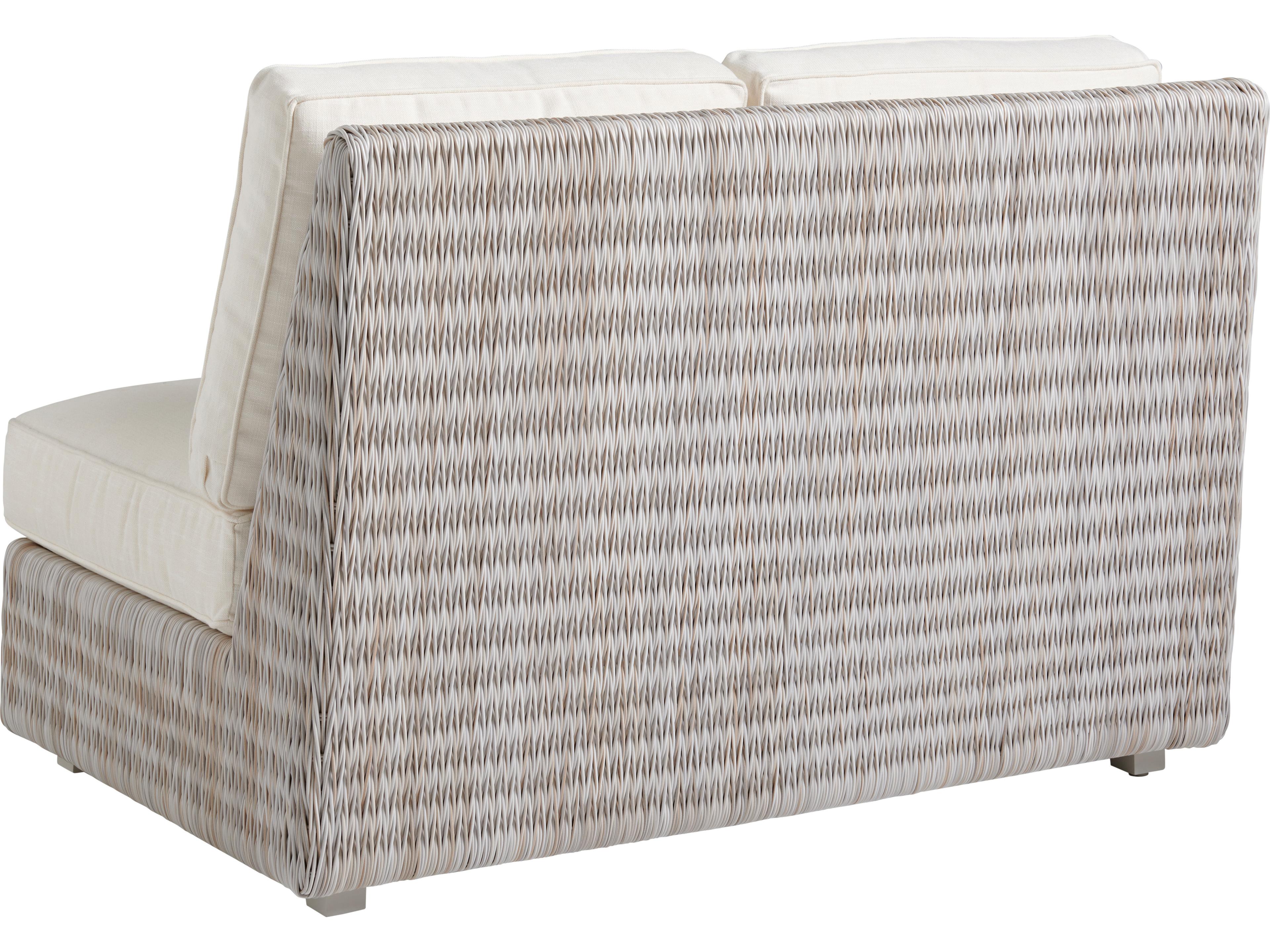 Tommy Bahama Outdoor Seabrook Aluminum Wicker LAF Loveseat