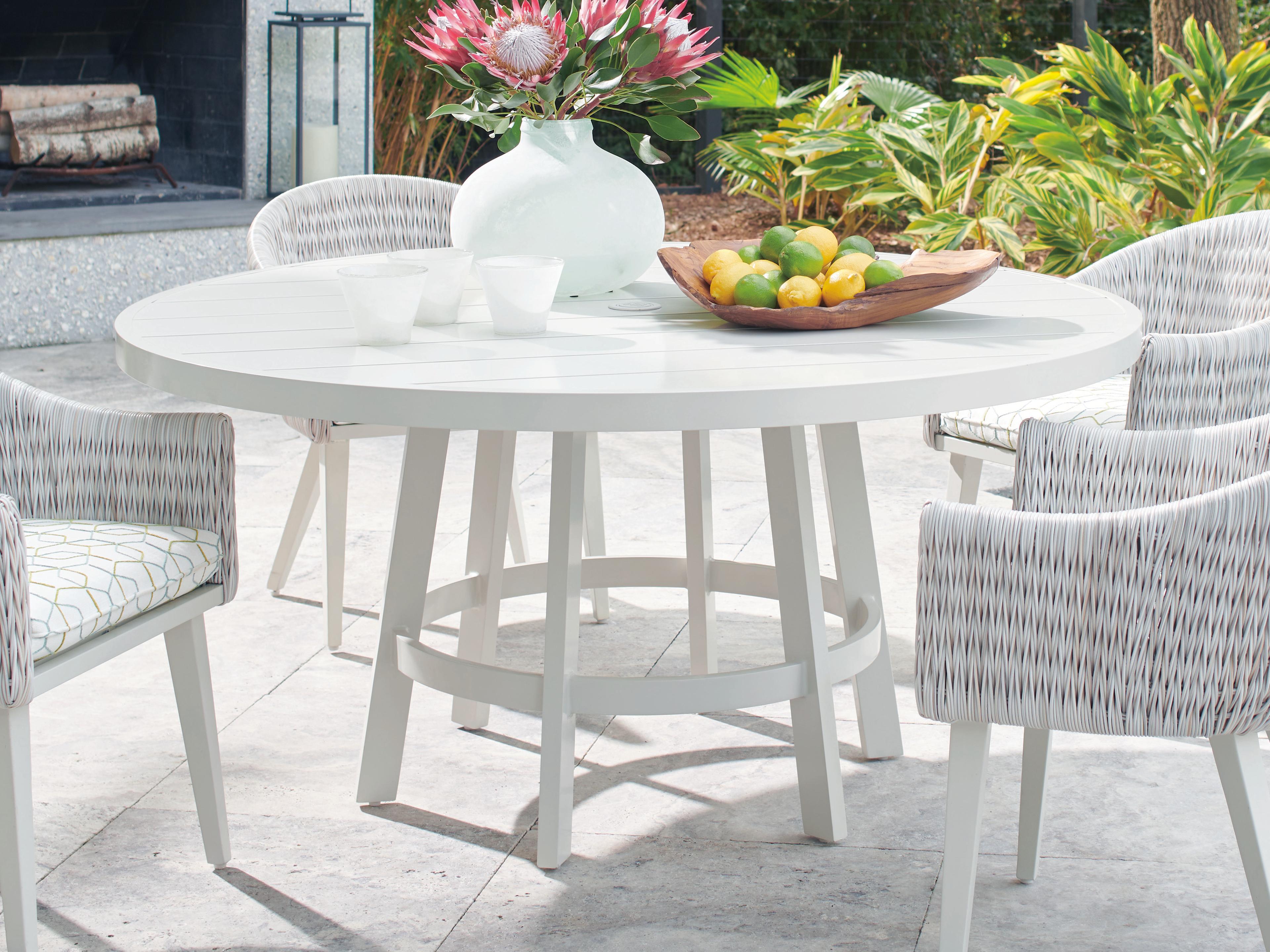 Tommy Bahama Outdoor Seabrook Aluminum Round Dining Table