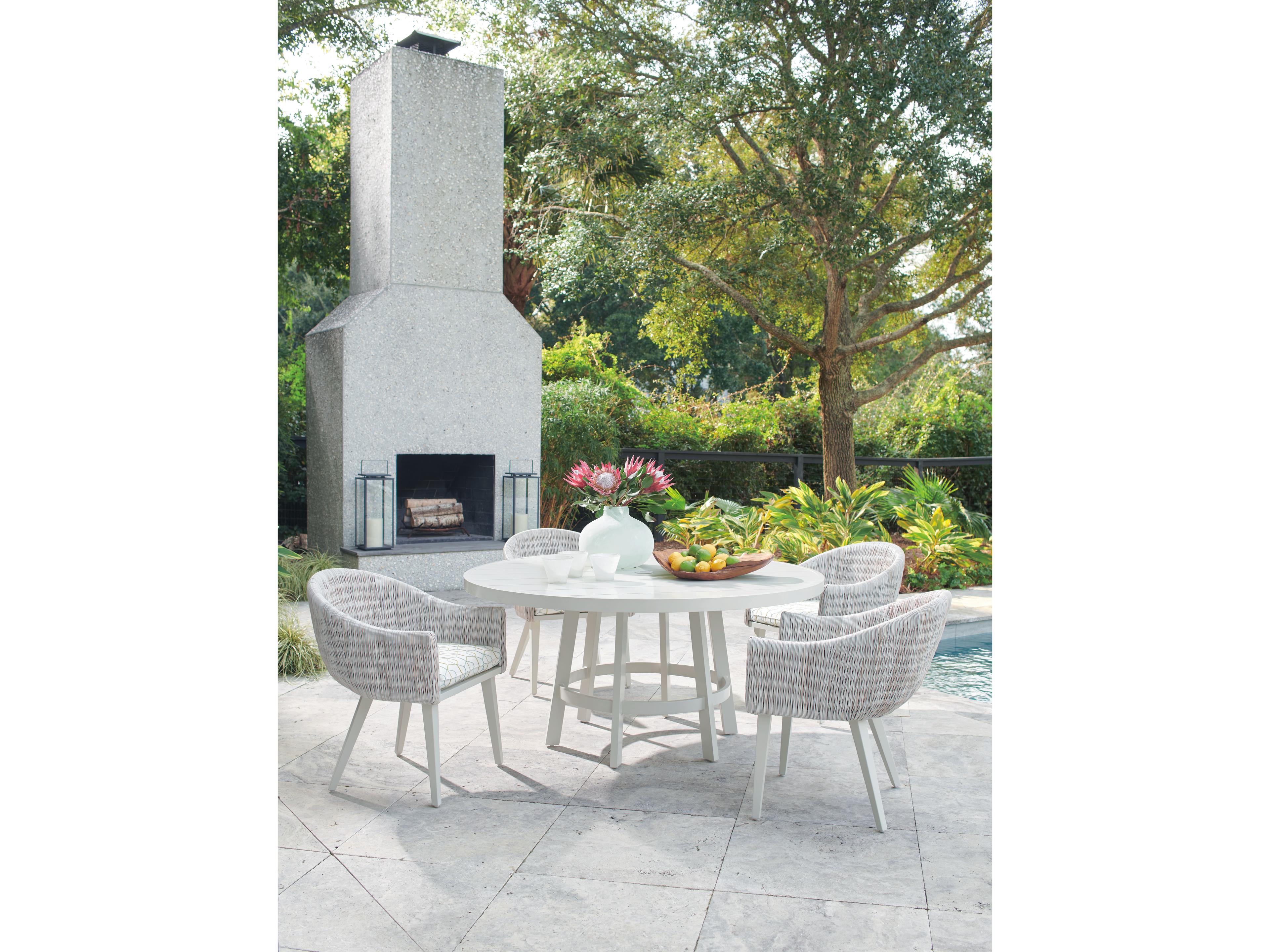 Tommy Bahama Outdoor Seabrook Aluminum Round Dining Table