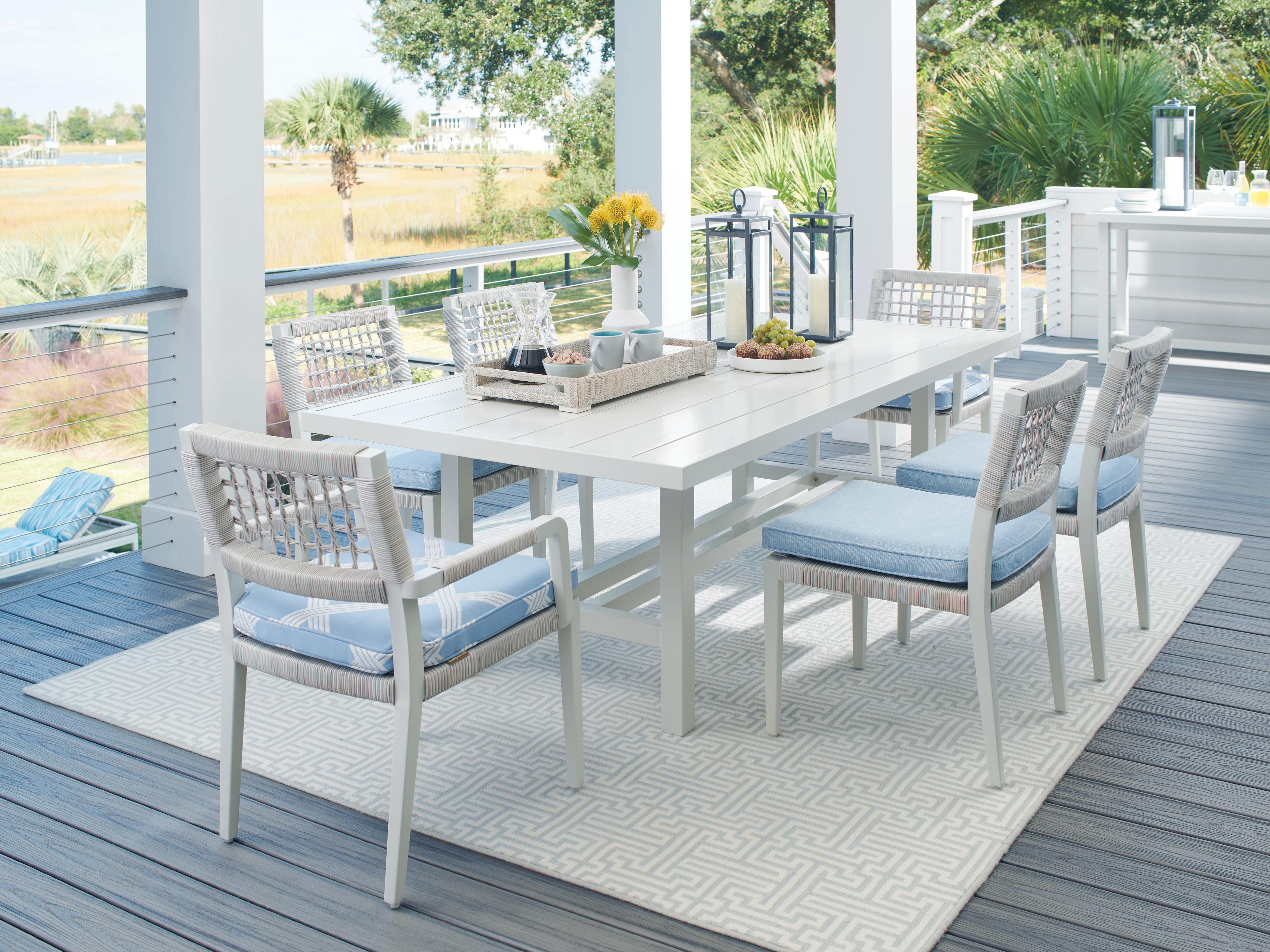 Tommy Bahama Outdoor Seabrook Aluminum Rectangular Dining Table