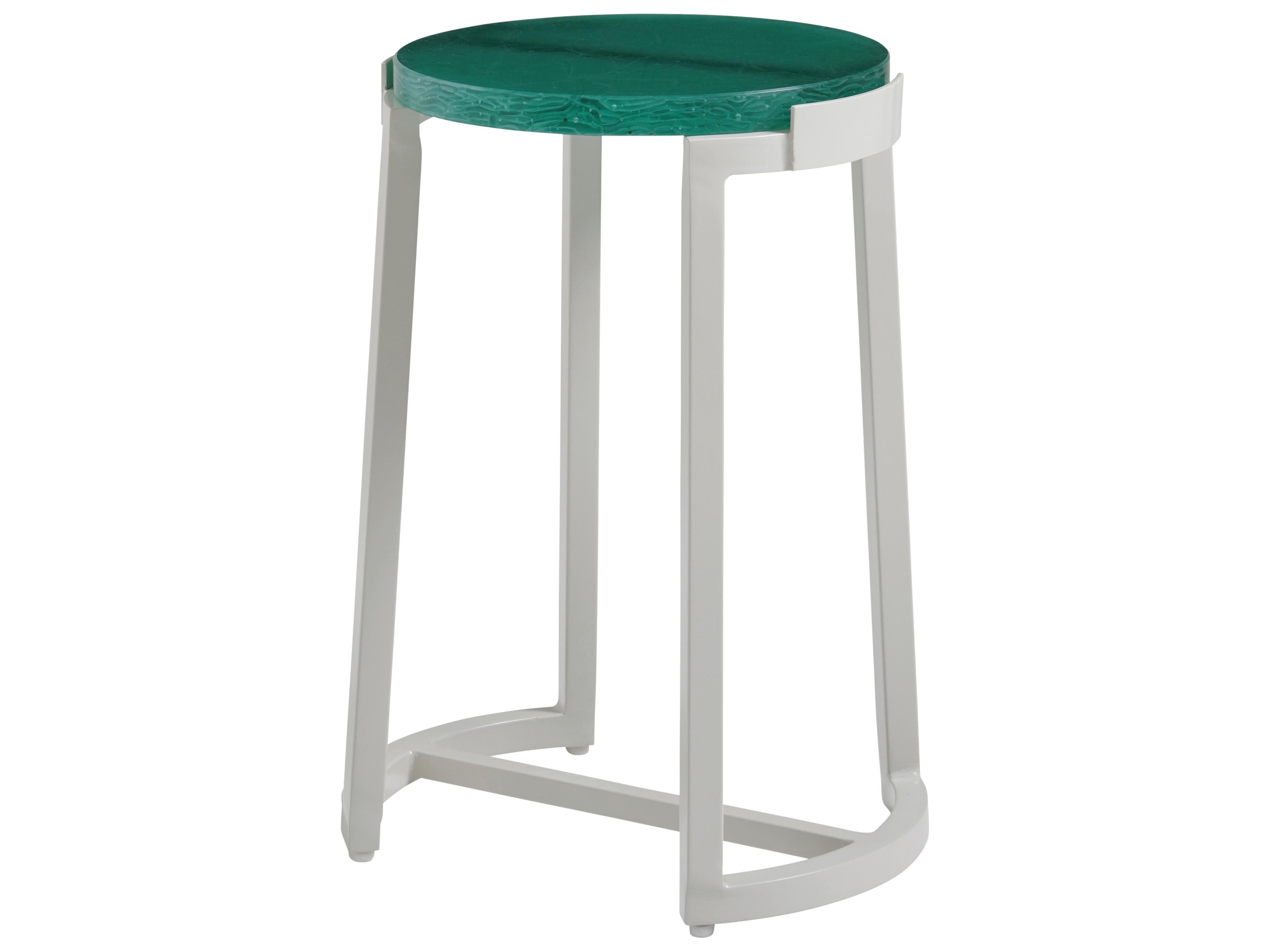 Seabrook Aluminum Round Accent Table