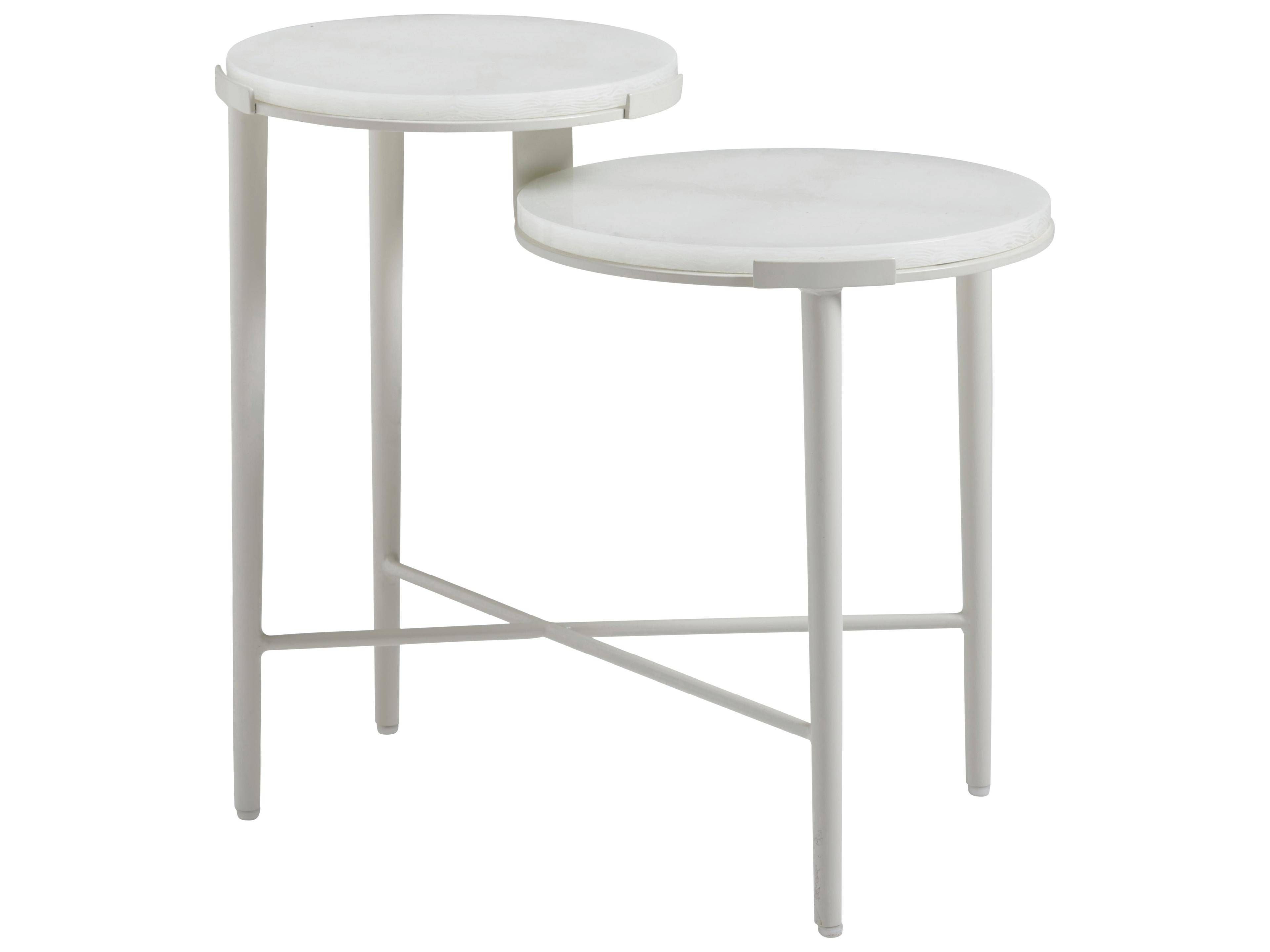 Seabrook Aluminum Tiered End Table