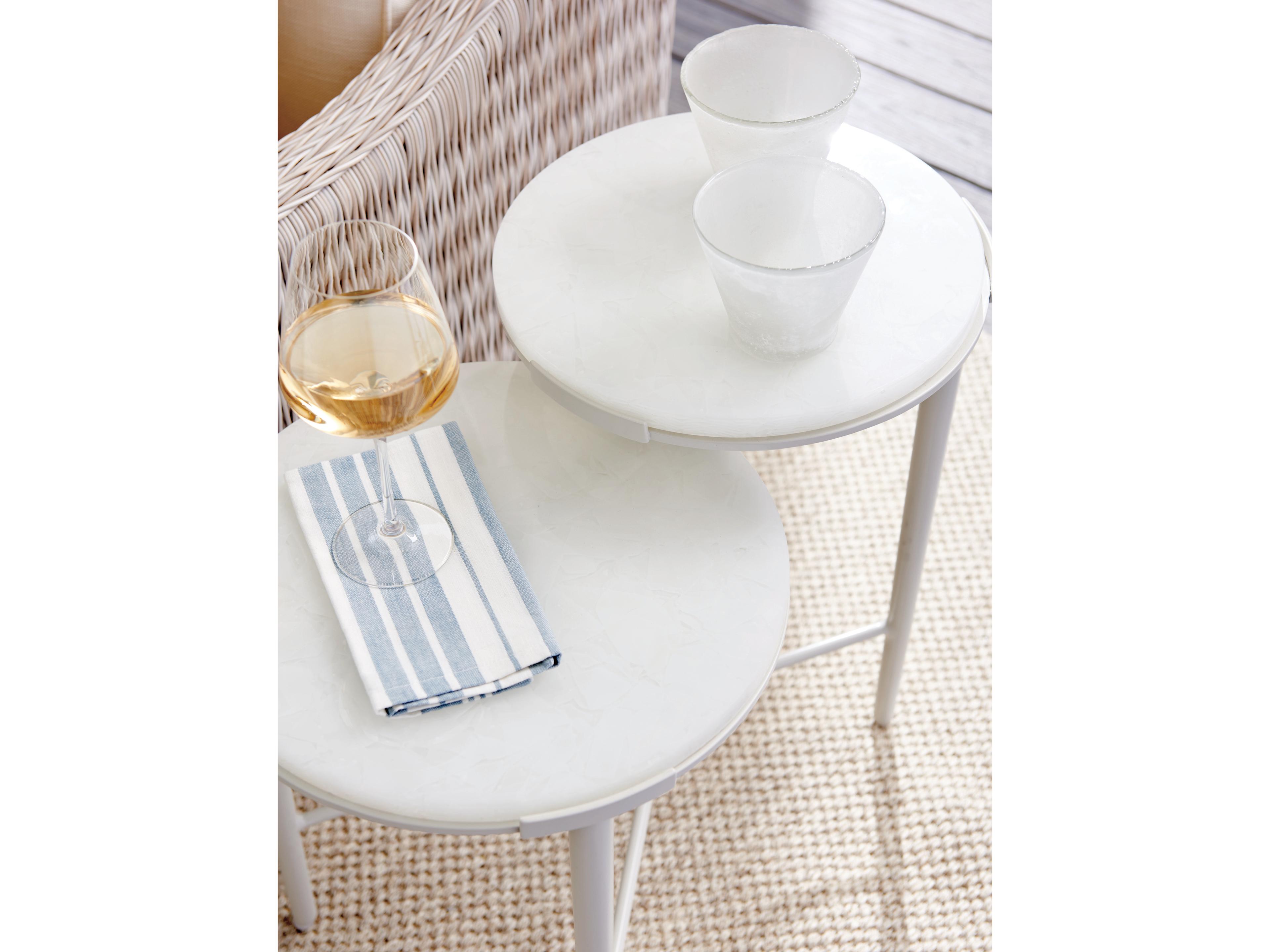 Tommy Bahama Outdoor Seabrook Aluminum Tiered End Table