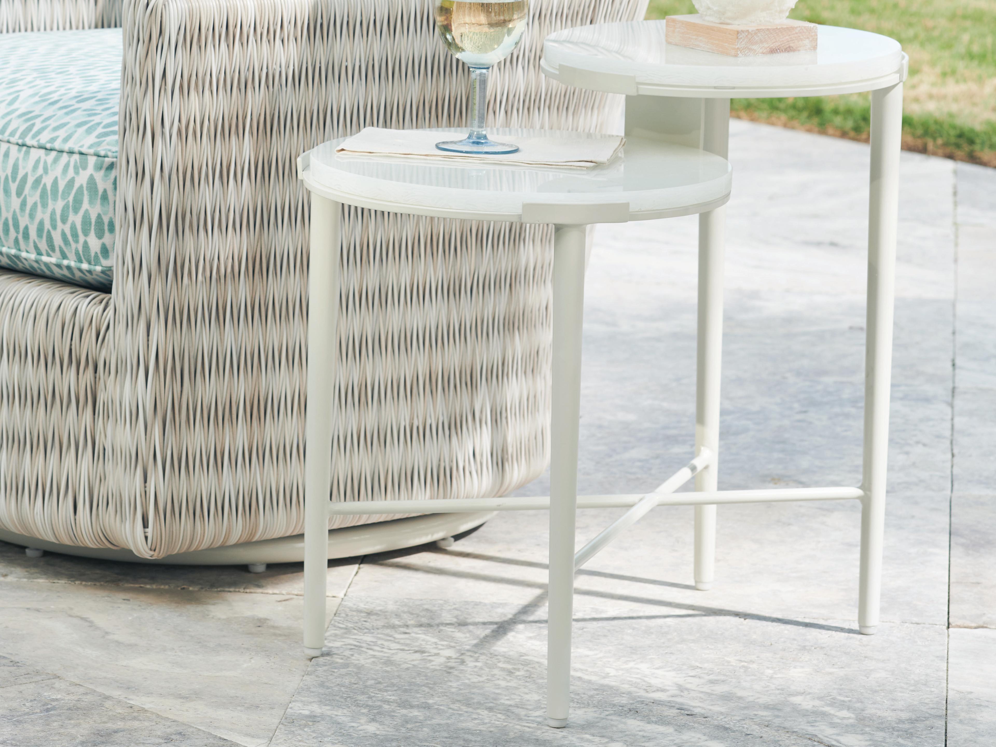 Tommy Bahama Outdoor Seabrook Aluminum Tiered End Table