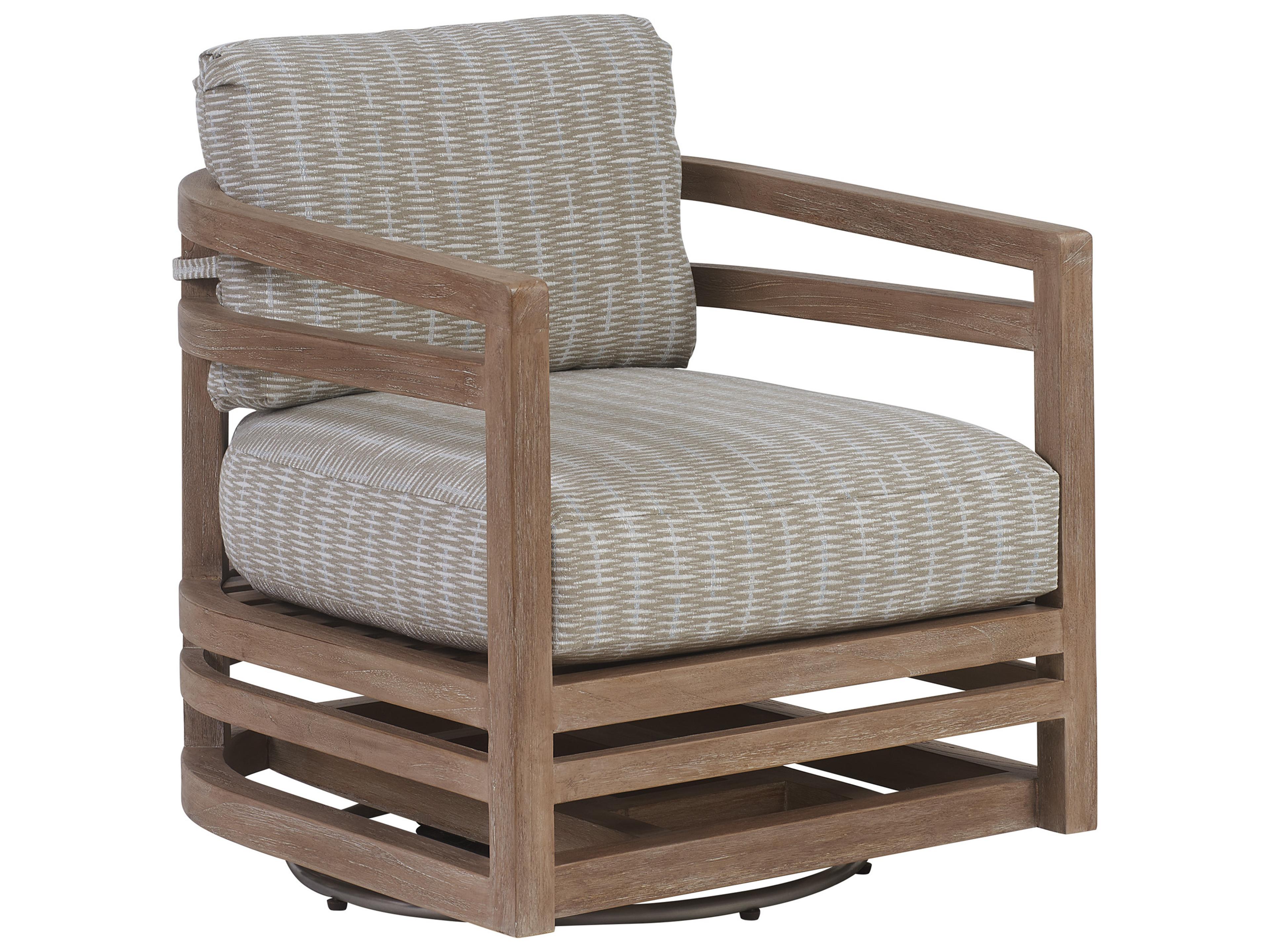 Stillwater Cove Teak Swivel Lounge Chair