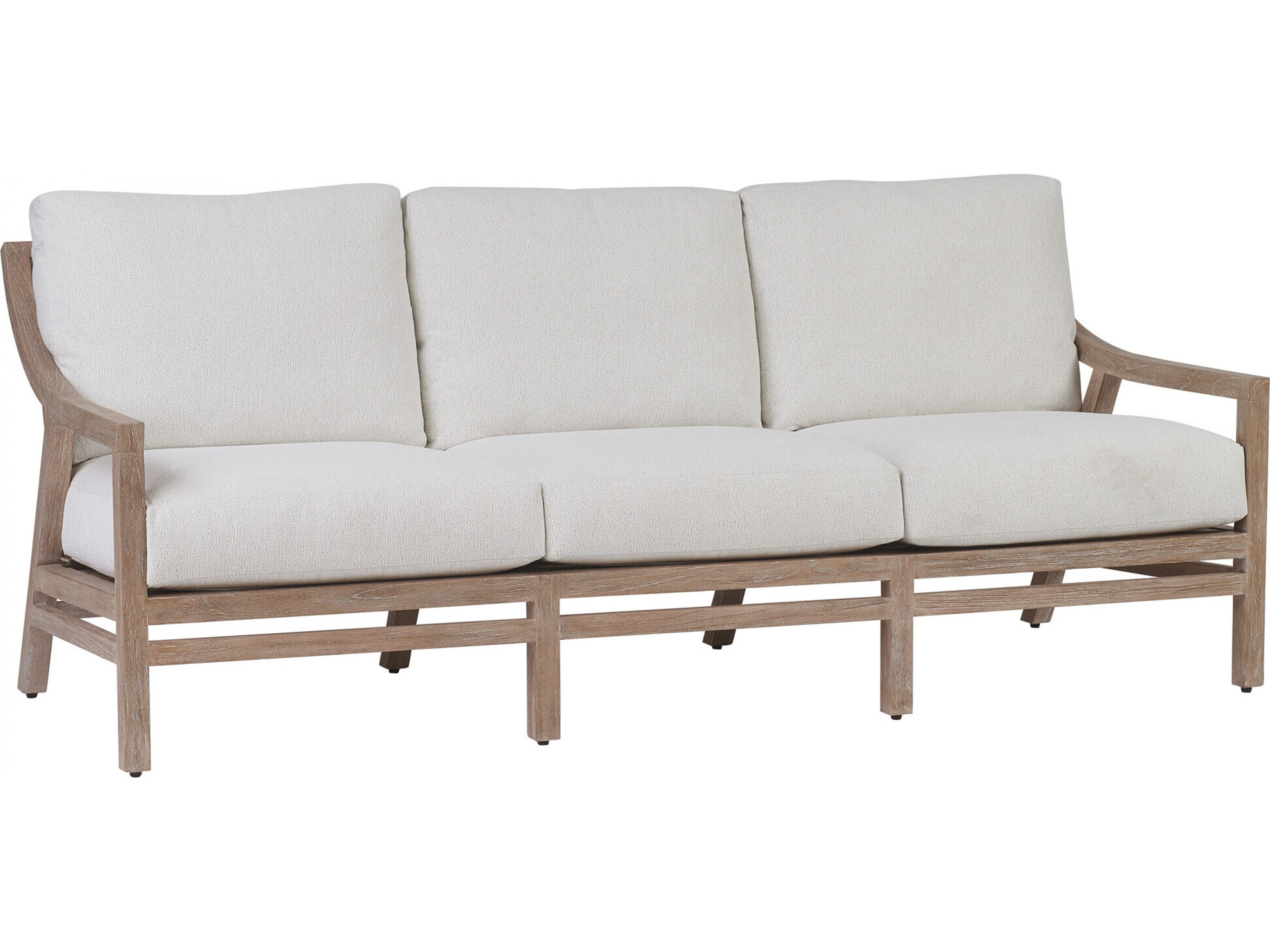 Stillwater Cove Teak Light Taupe Sofa