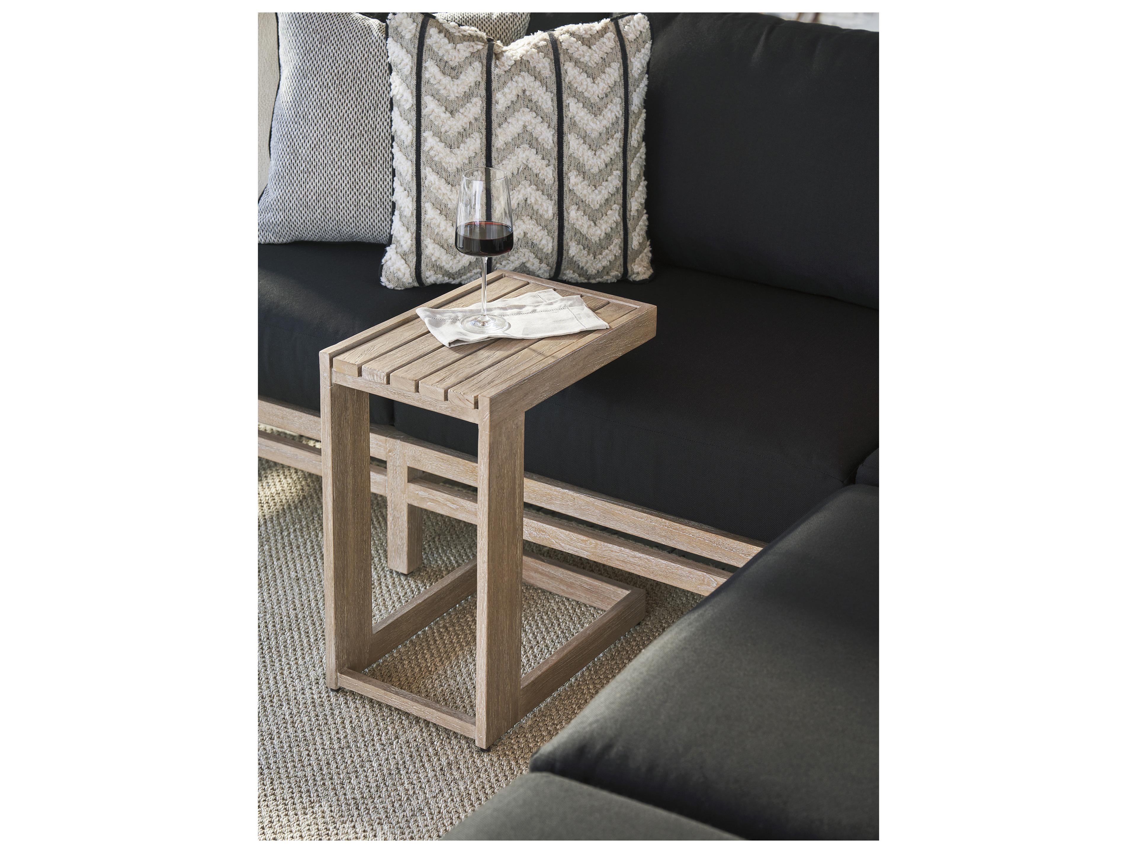 Tommy Bahama Outdoor Stillwater Cove Teak Rectangular Drink Table