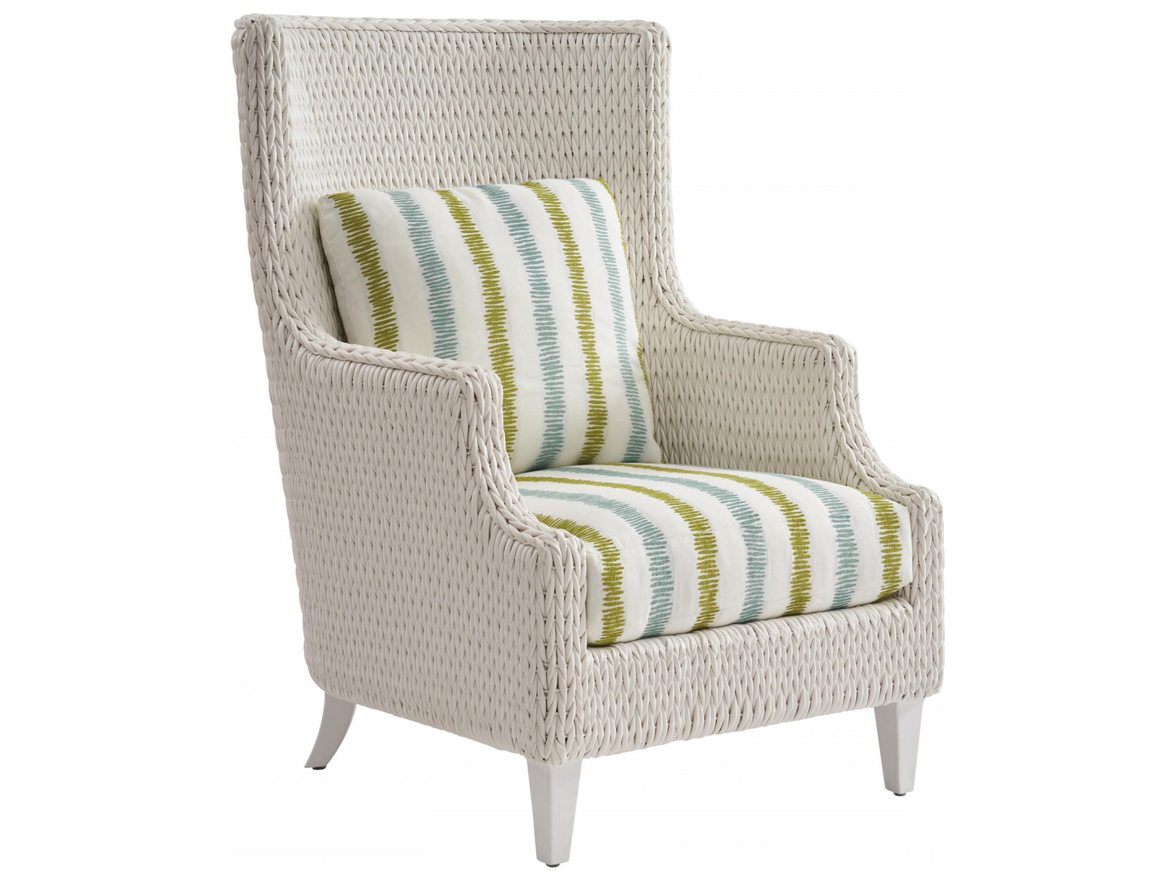 Old Breeze Promenade Aluminum Wicker Wing Lounge Chair