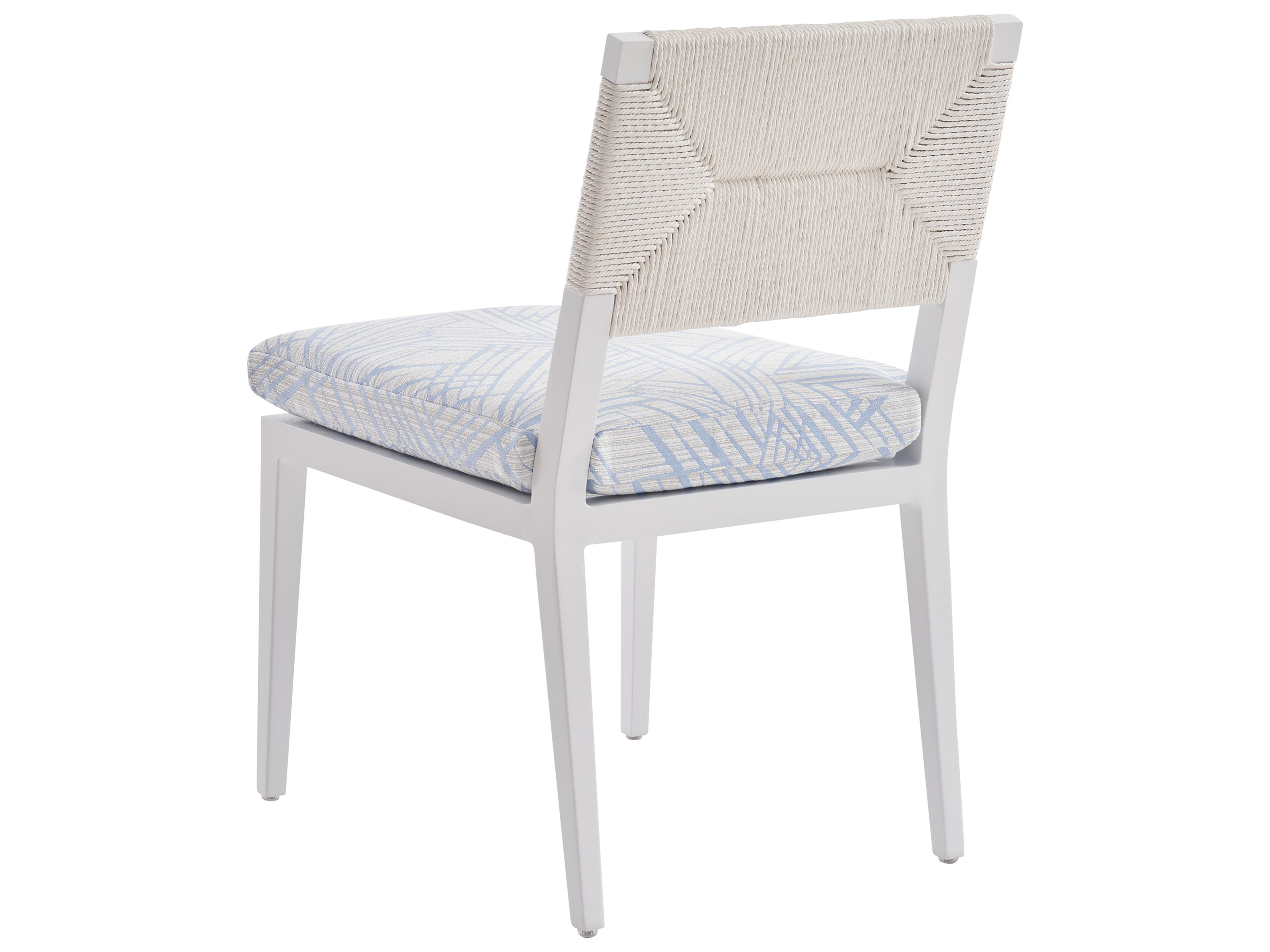 Tommy Bahama Outdoor Ocean Breeze Promenade Aluminum Wicker Dining Side Chair