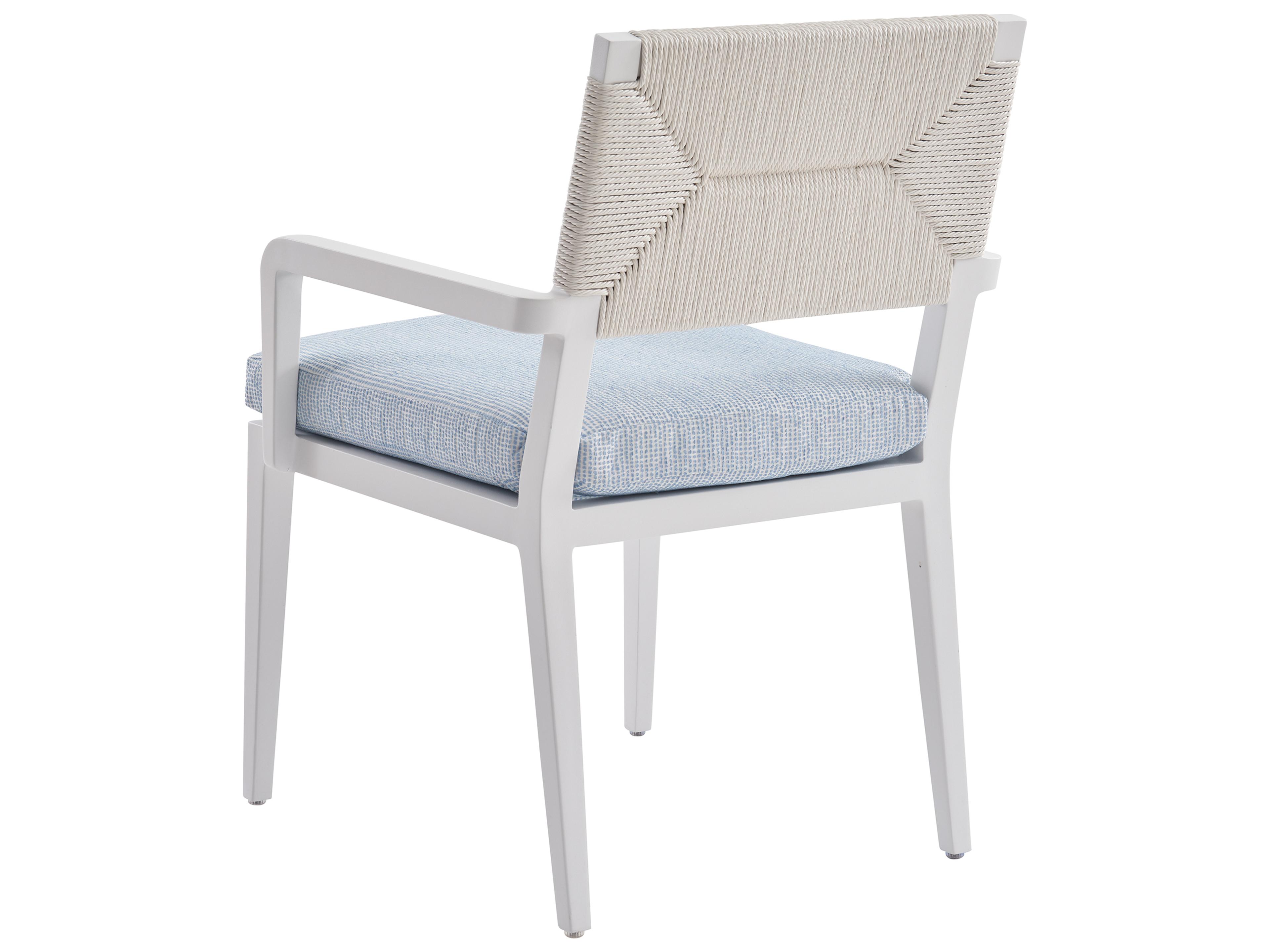 Tommy Bahama Outdoor Ocean Breeze Promenade Aluminum Wicker Dining Arm Chair