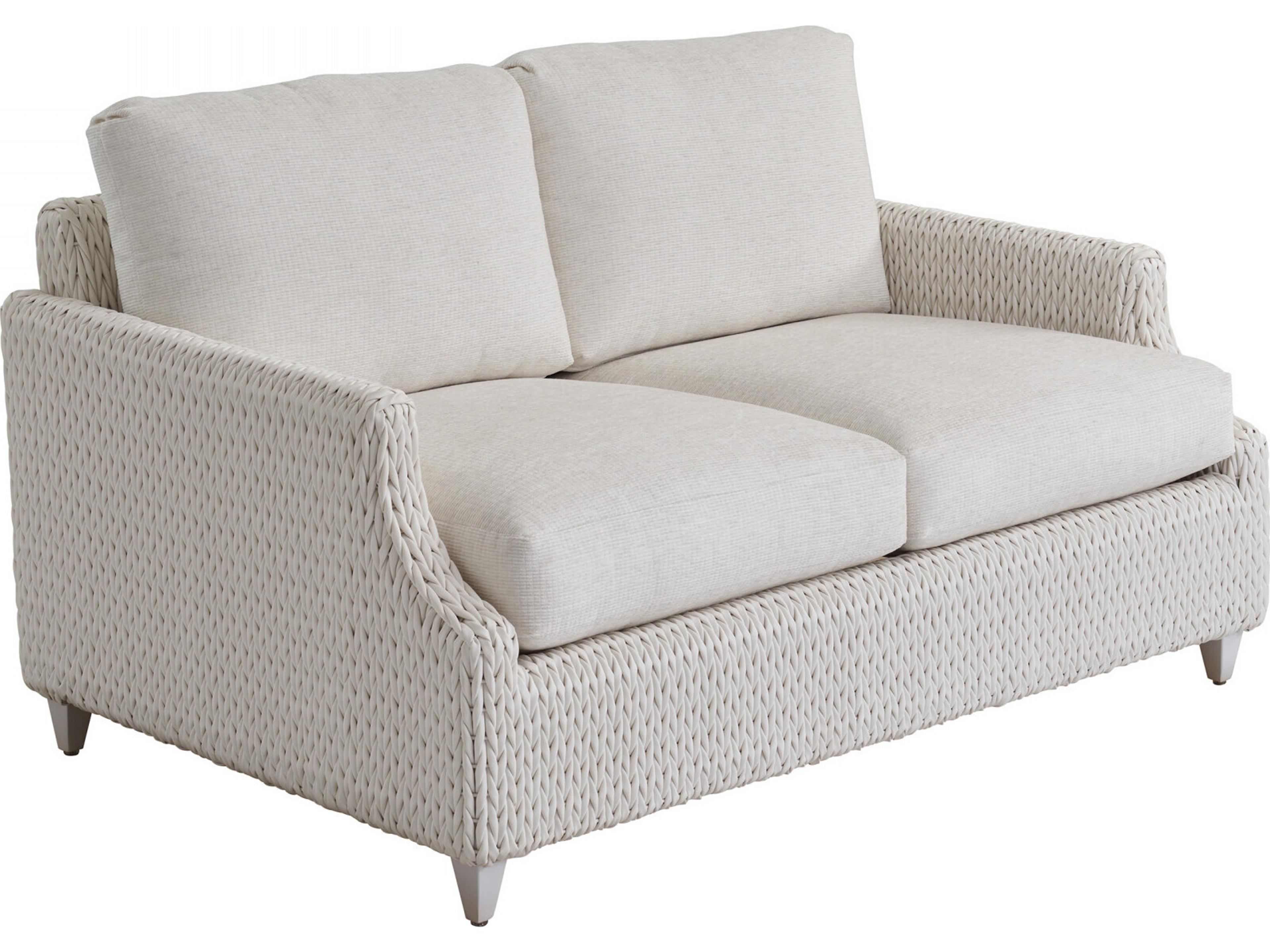 Old Breeze Promenade Aluminum Wicker Loveseat