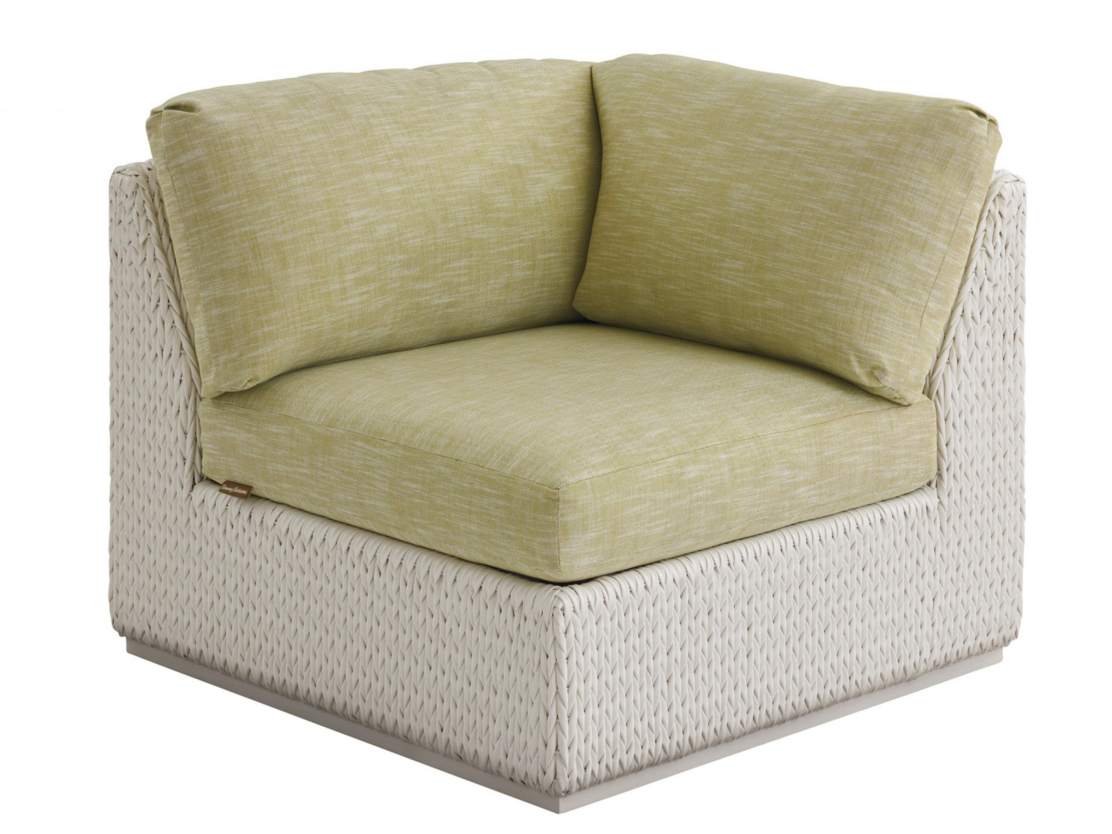 Old Breeze Promenade Aluminum Wicker Corner Lounge Chair