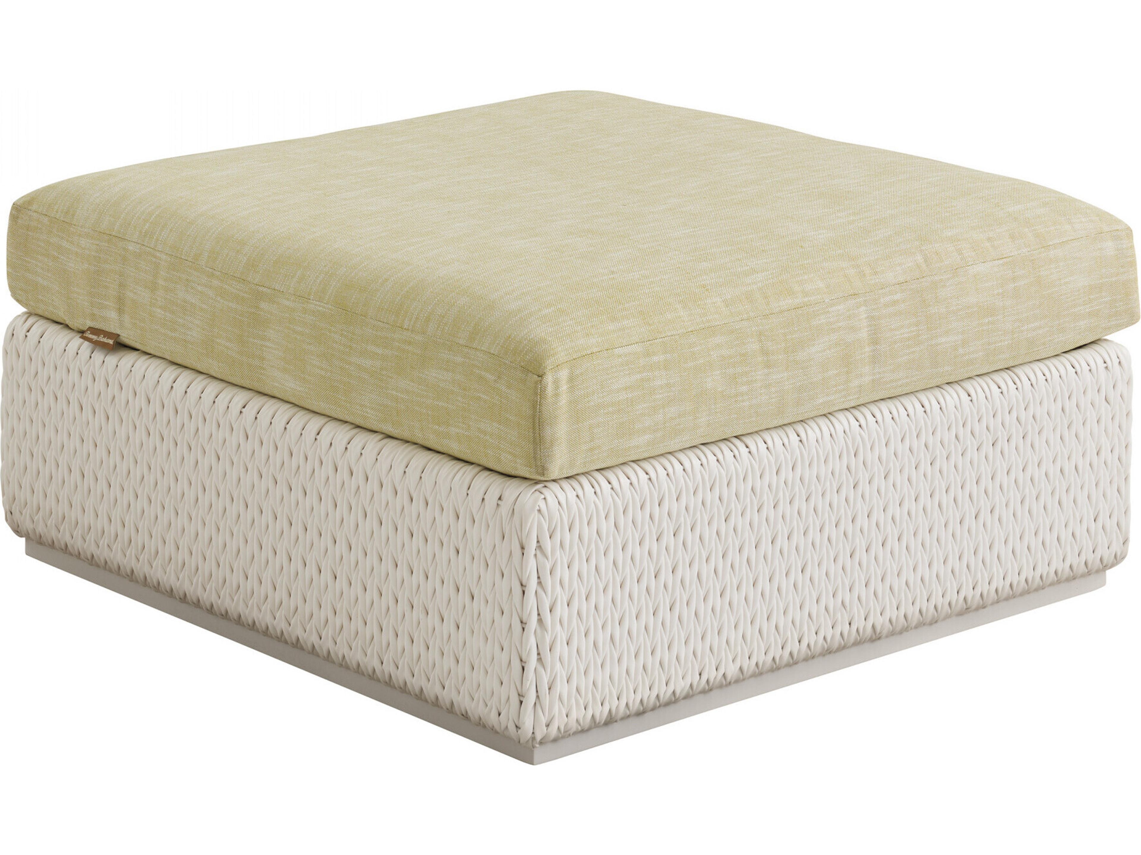 Old Breeze Promenade Aluminum Wicker Ottoman