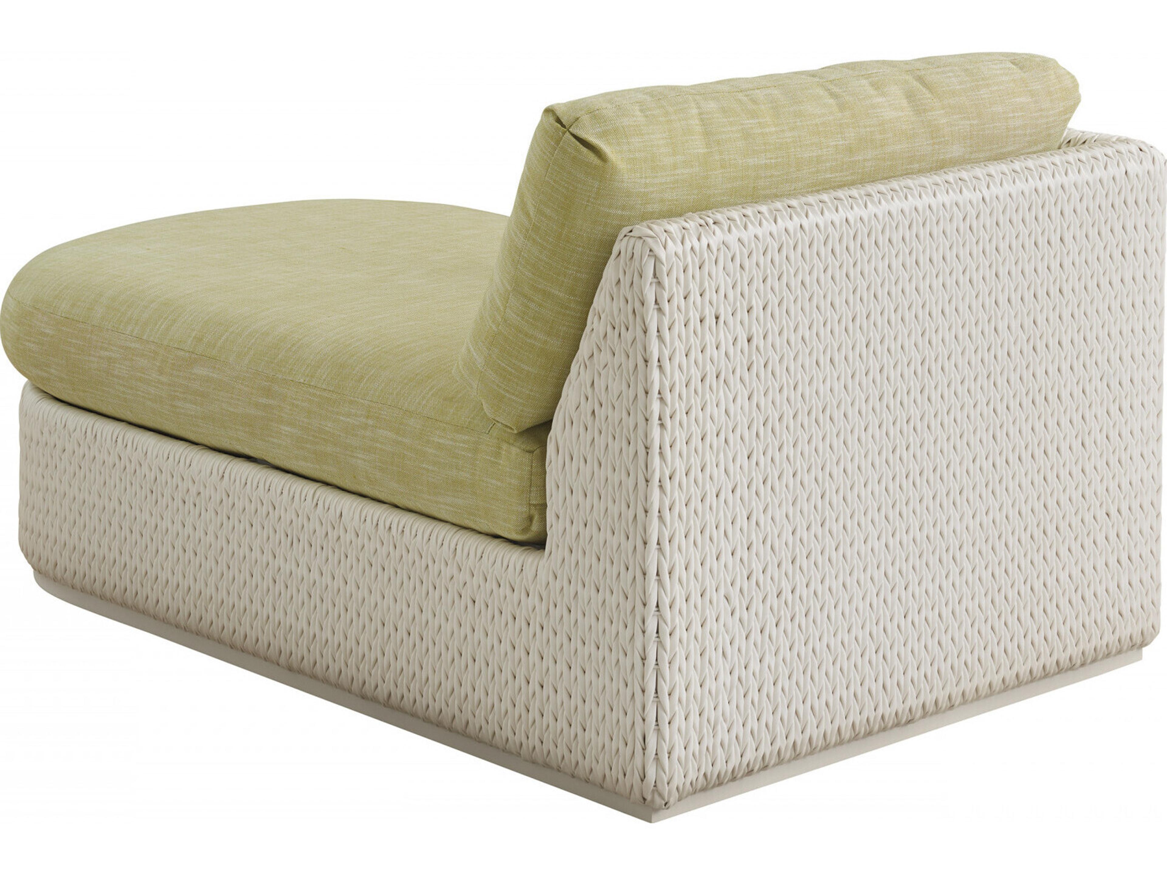 Tommy Bahama Outdoor Old Breeze Promenade Aluminum Wicker Left Arm Chaise Lounge