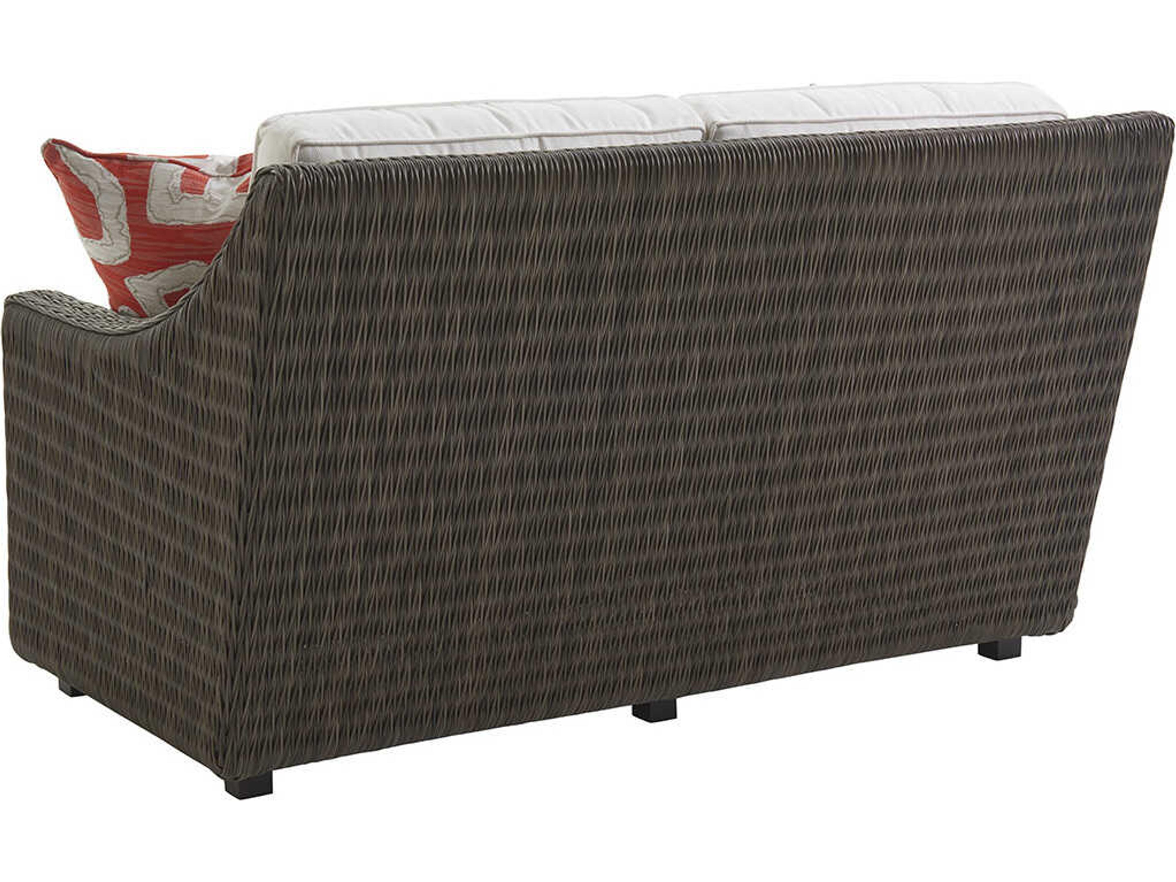 Tommy Bahama Outdoor Cypress Point Ocean Terrace Wicker Loveseat