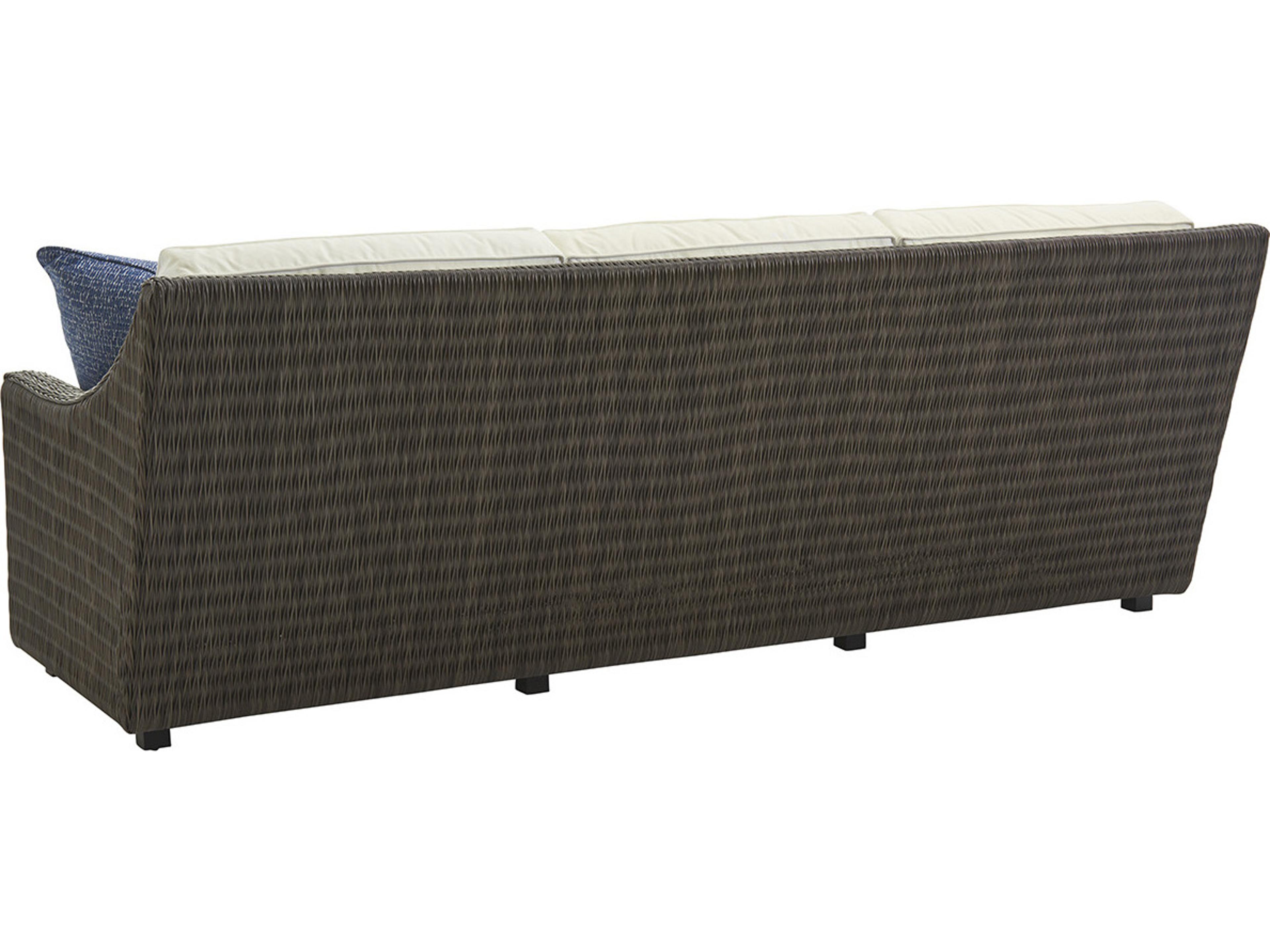 Tommy Bahama Outdoor Cypress Point Ocean Terrace Wicker Sofa