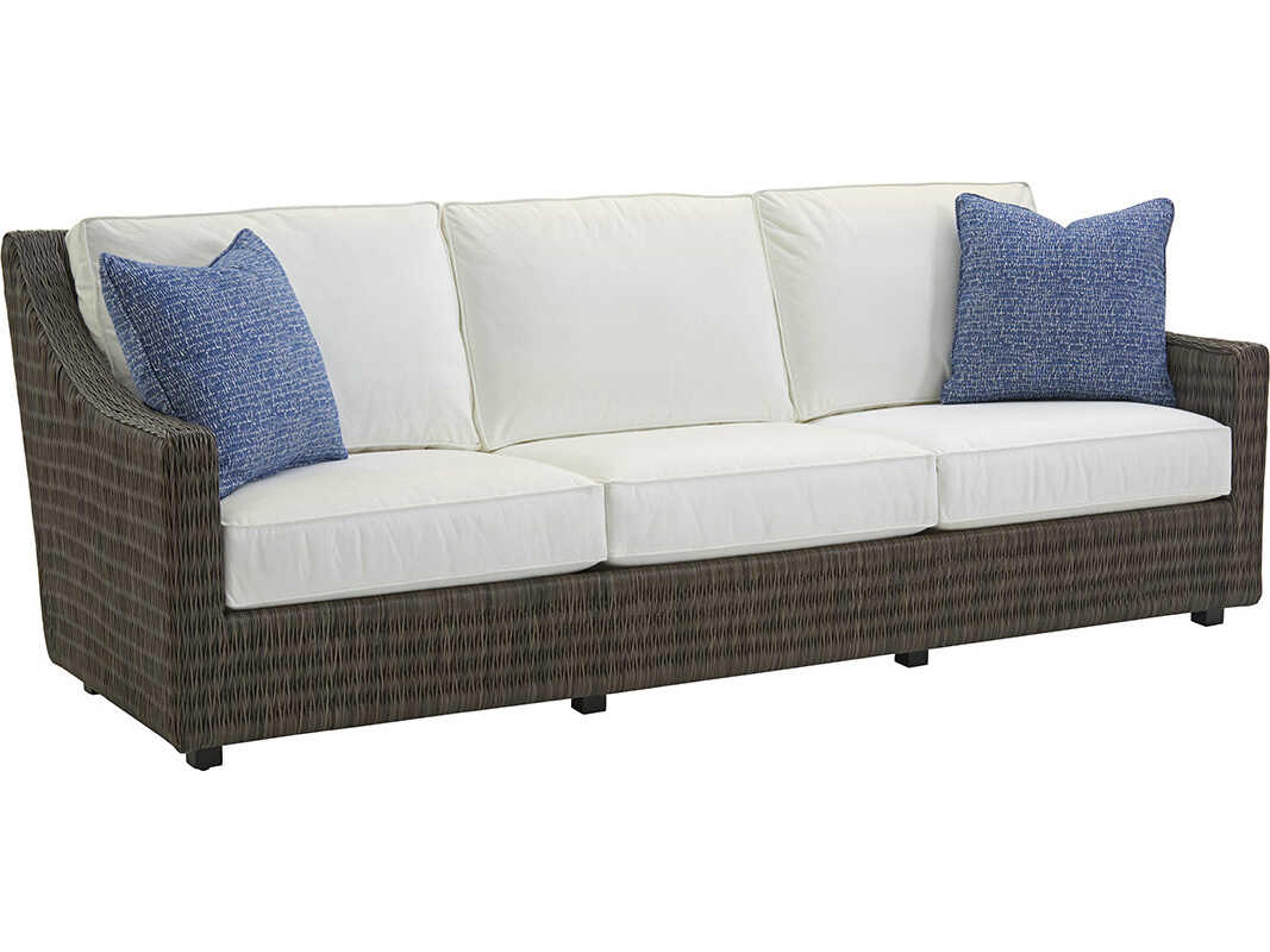 Cypress Point Ocean Terrace Wicker Long Sofa