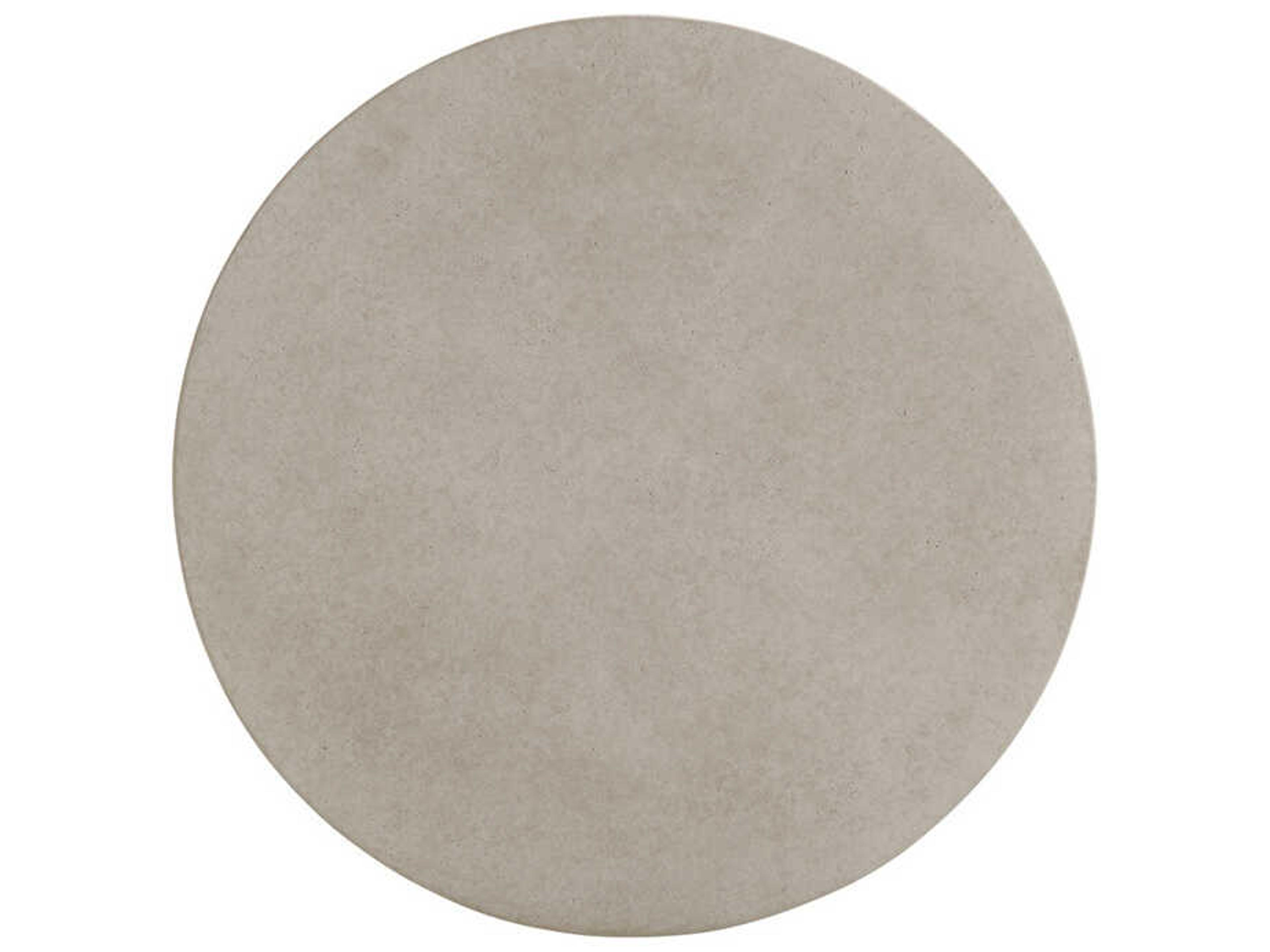 Tommy Bahama Outdoor Cypress Point Ocean Terrace Wicker Round End Table with Weatherstone Top