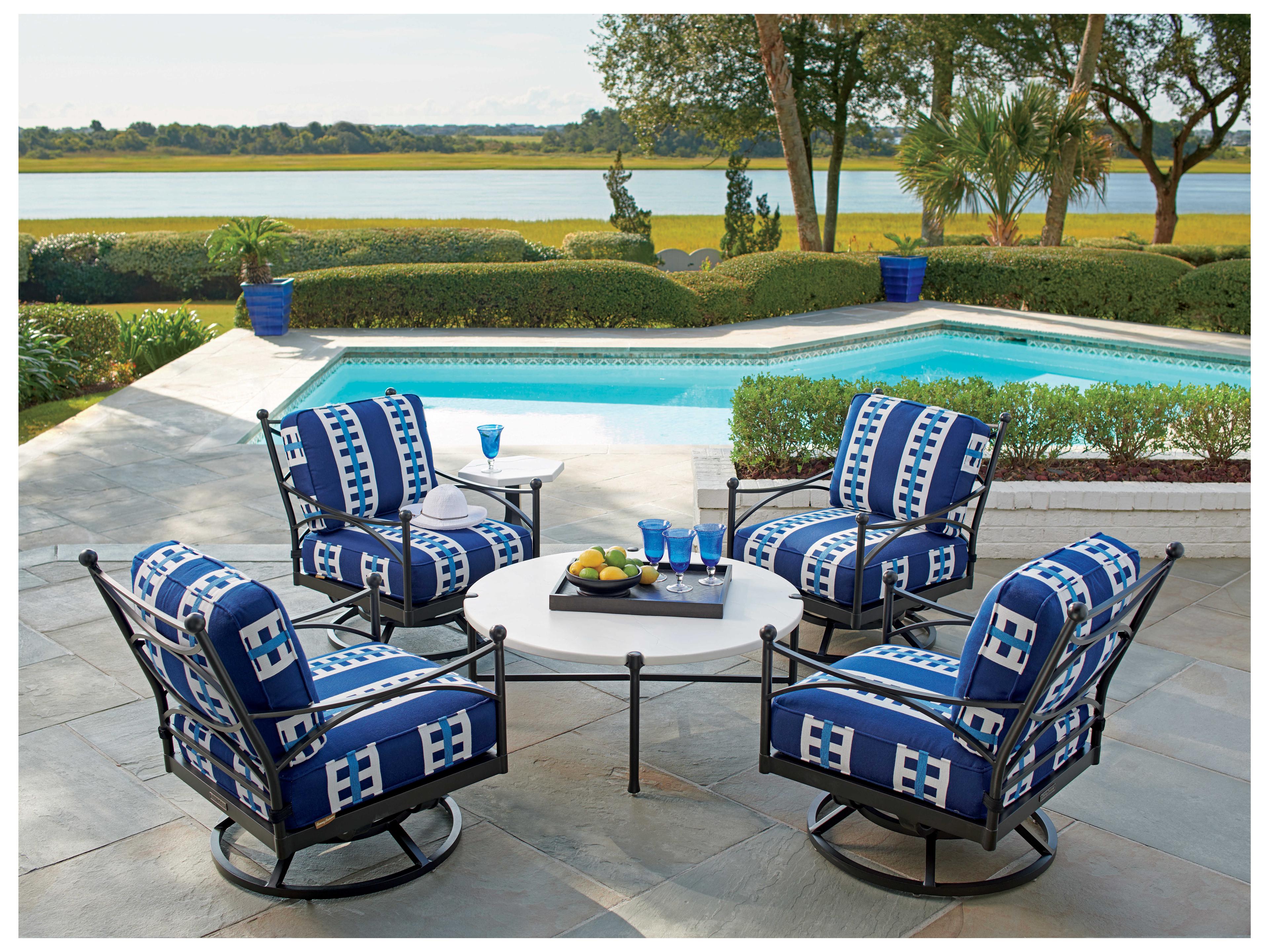 Tommy Bahama Outdoor Pavlova Aluminum Cushion Lounge Chair