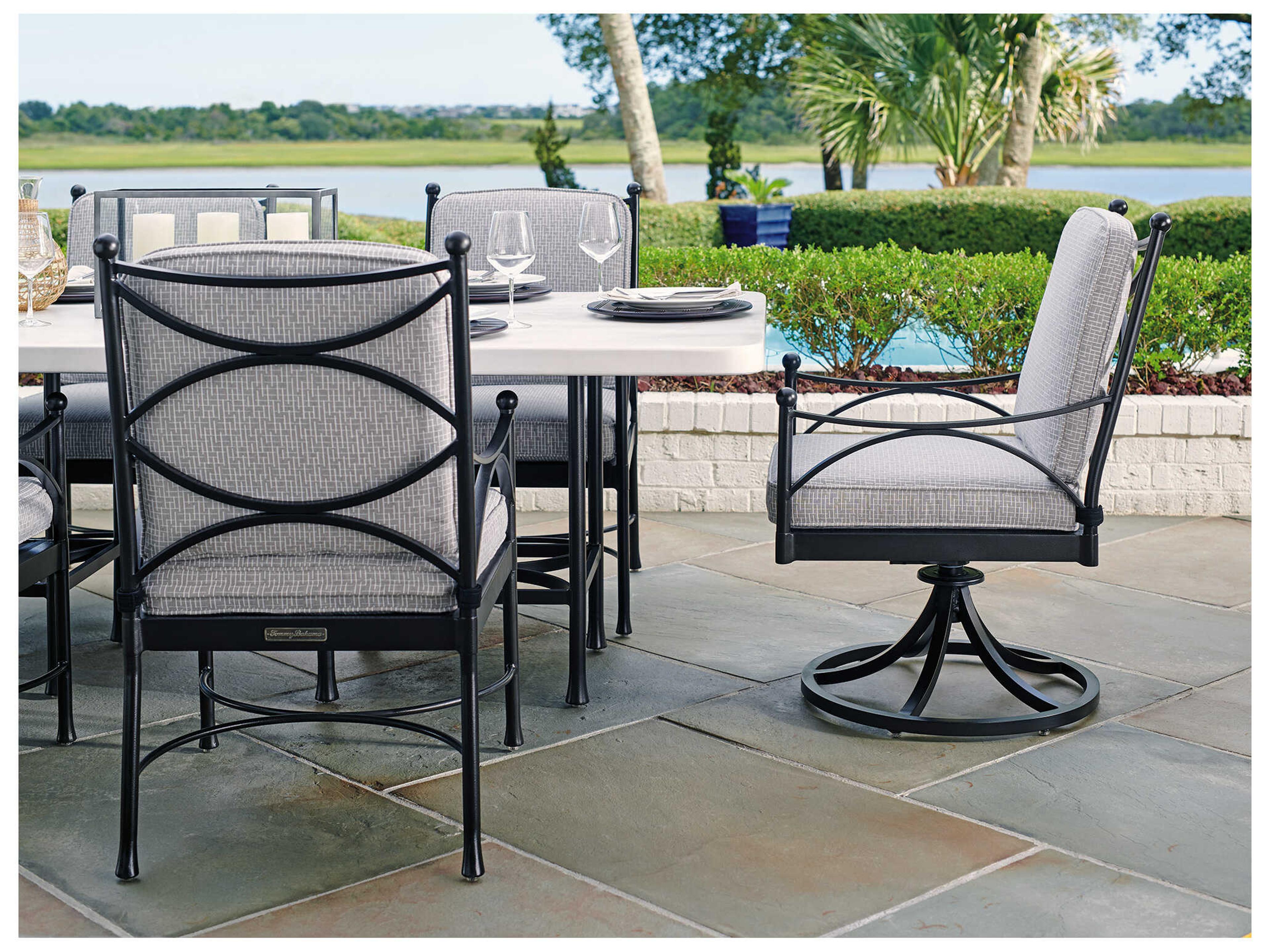 Tommy Bahama Outdoor Pavlova Aluminum Dining Arm Chair