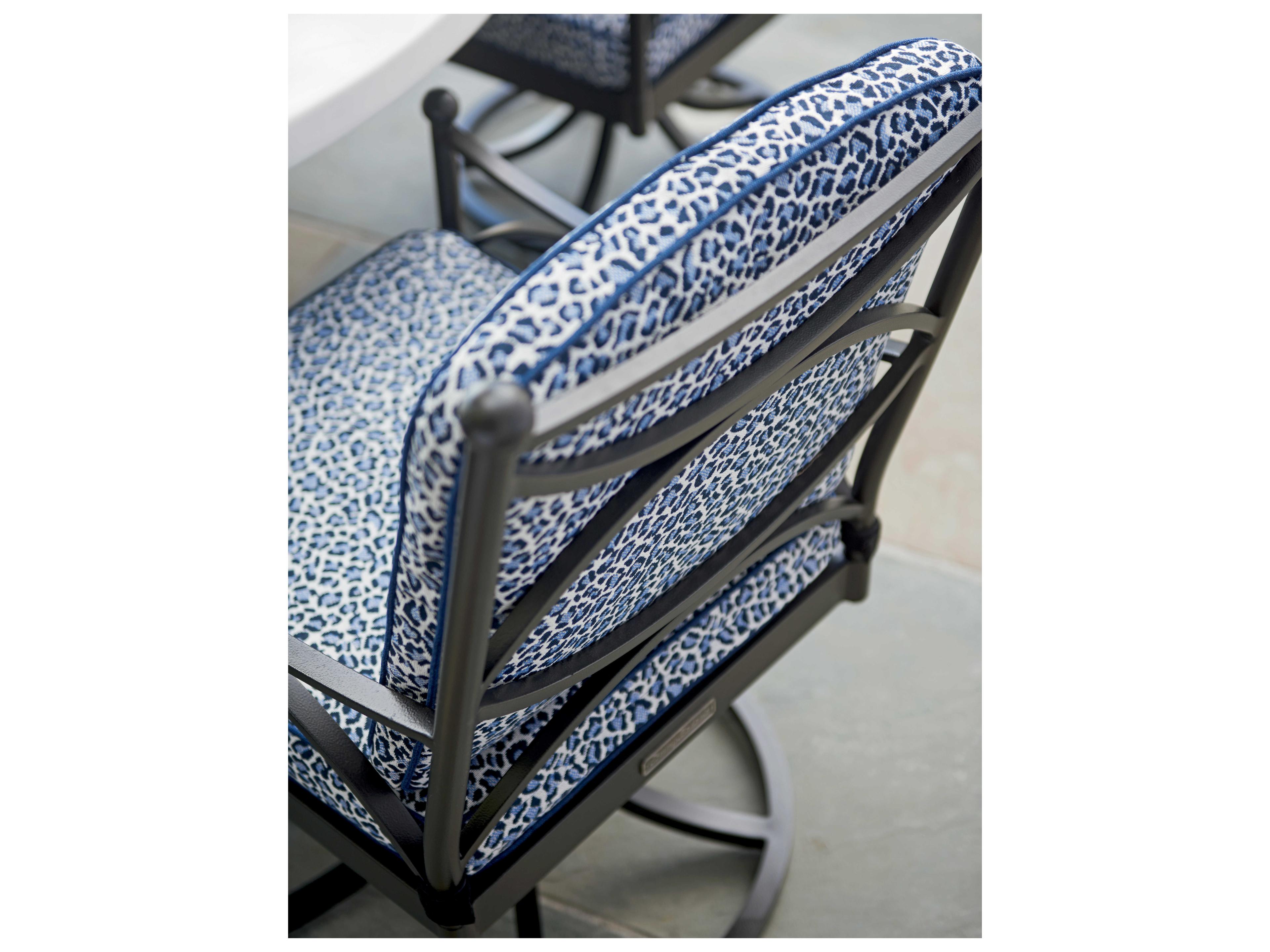 Tommy Bahama Outdoor Pavlova Aluminum Swivel Rocker Dining Arm Chair