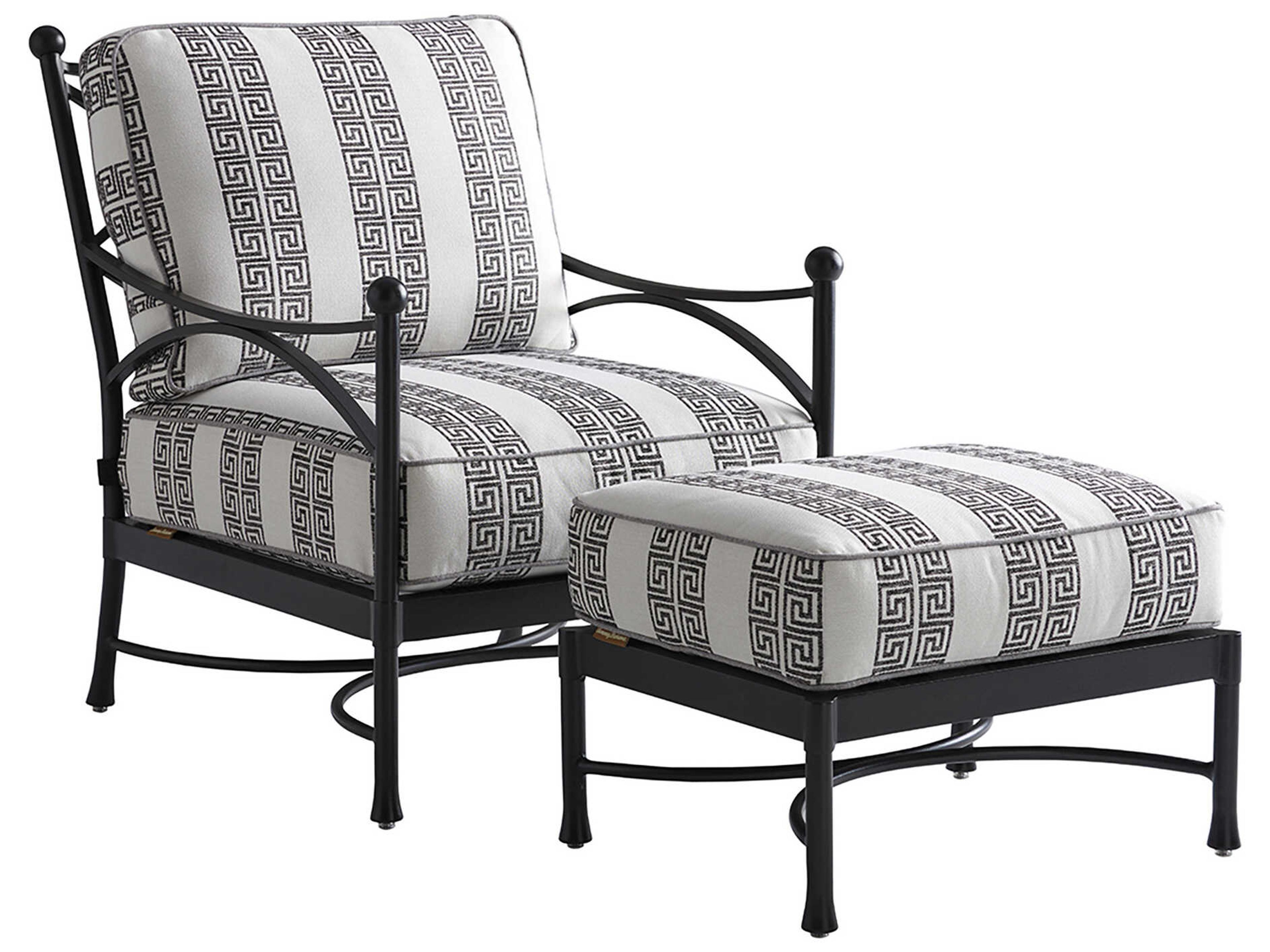 Tommy Bahama Outdoor Pavlova Aluminum Ottoman