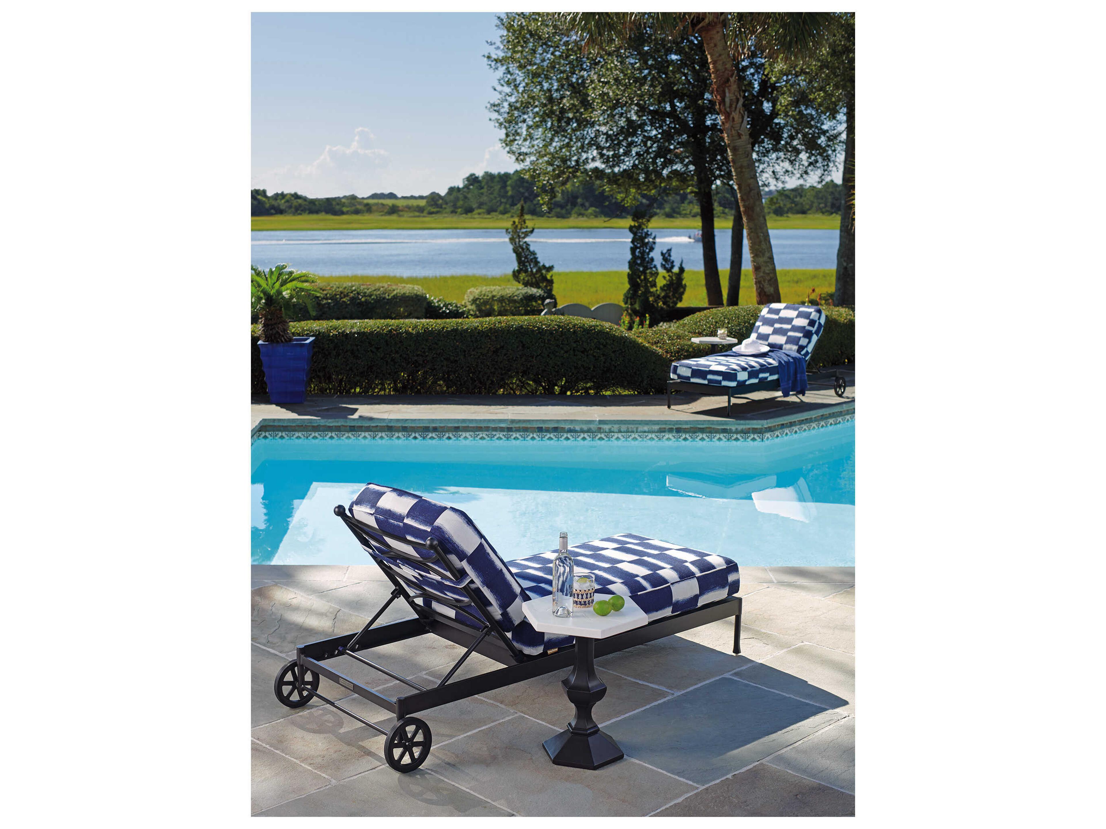 Tommy Bahama Outdoor Pavlova Aluminum Chaise Lounge