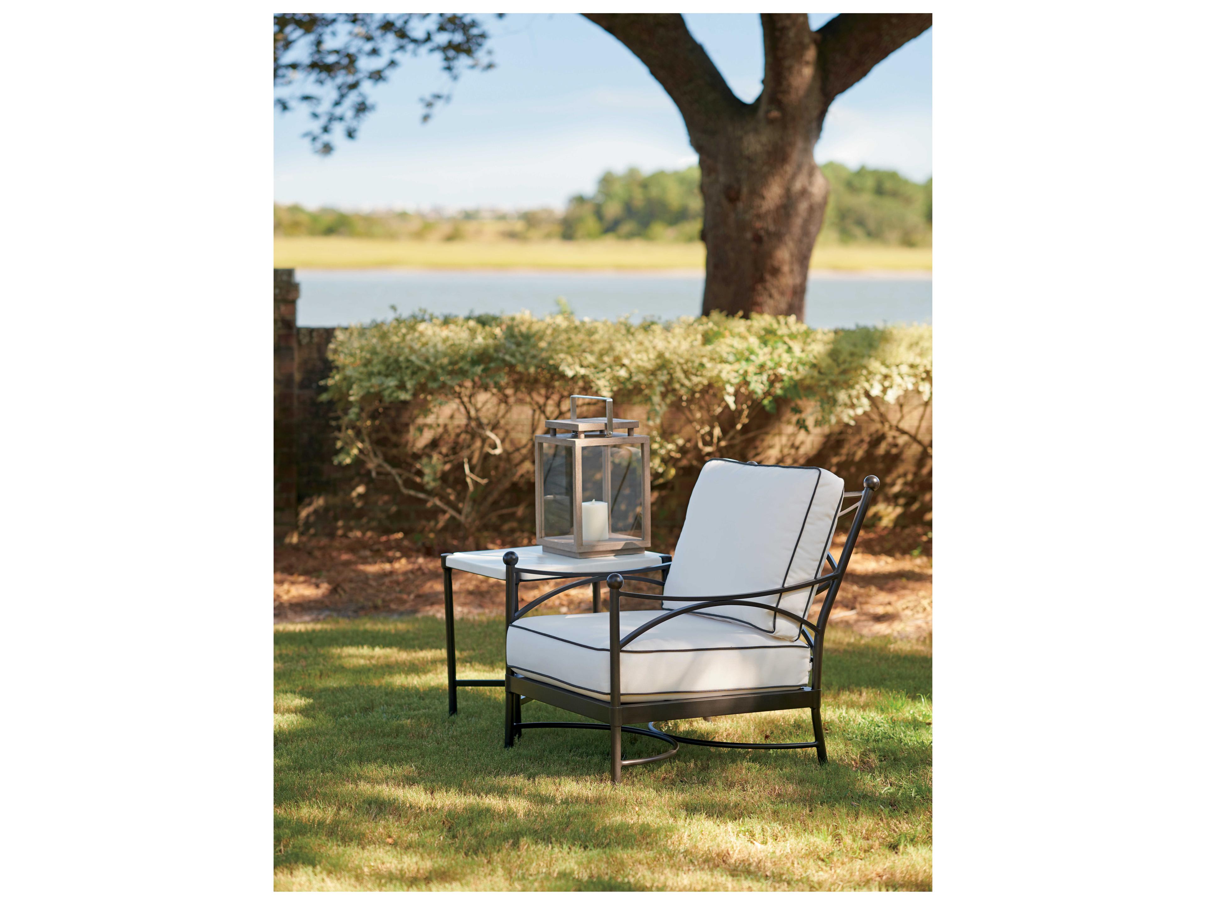 Tommy Bahama Outdoor Pavlova Aluminum Lounge Chair with Cushion Set