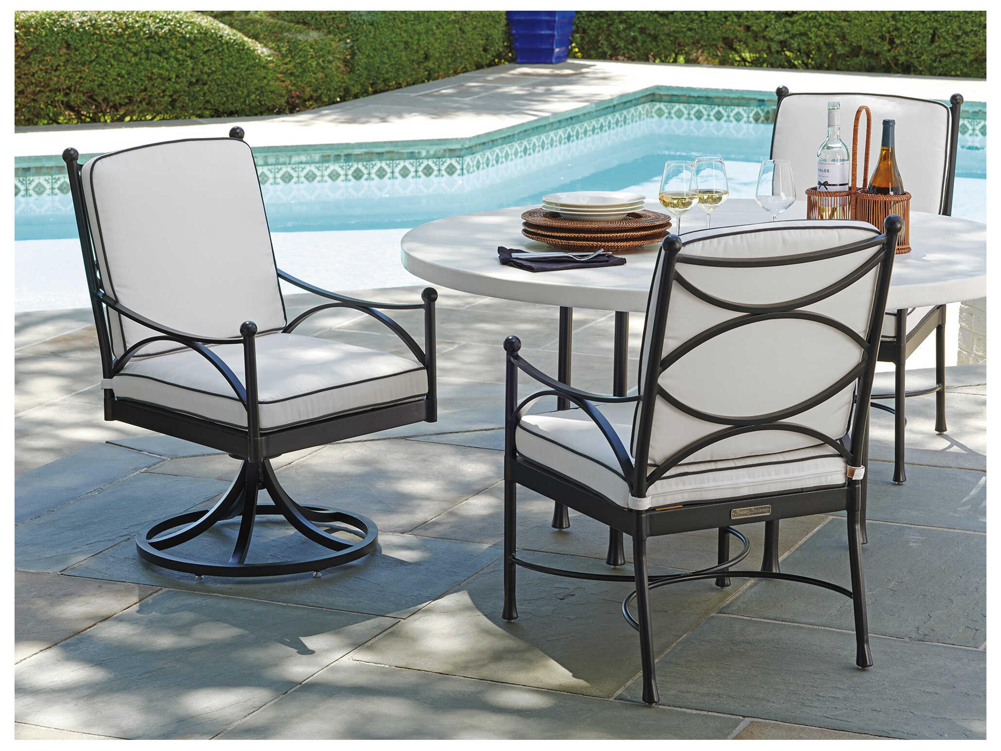 Tommy Bahama Outdoor Pavlova Aluminum Dining Arm Chair