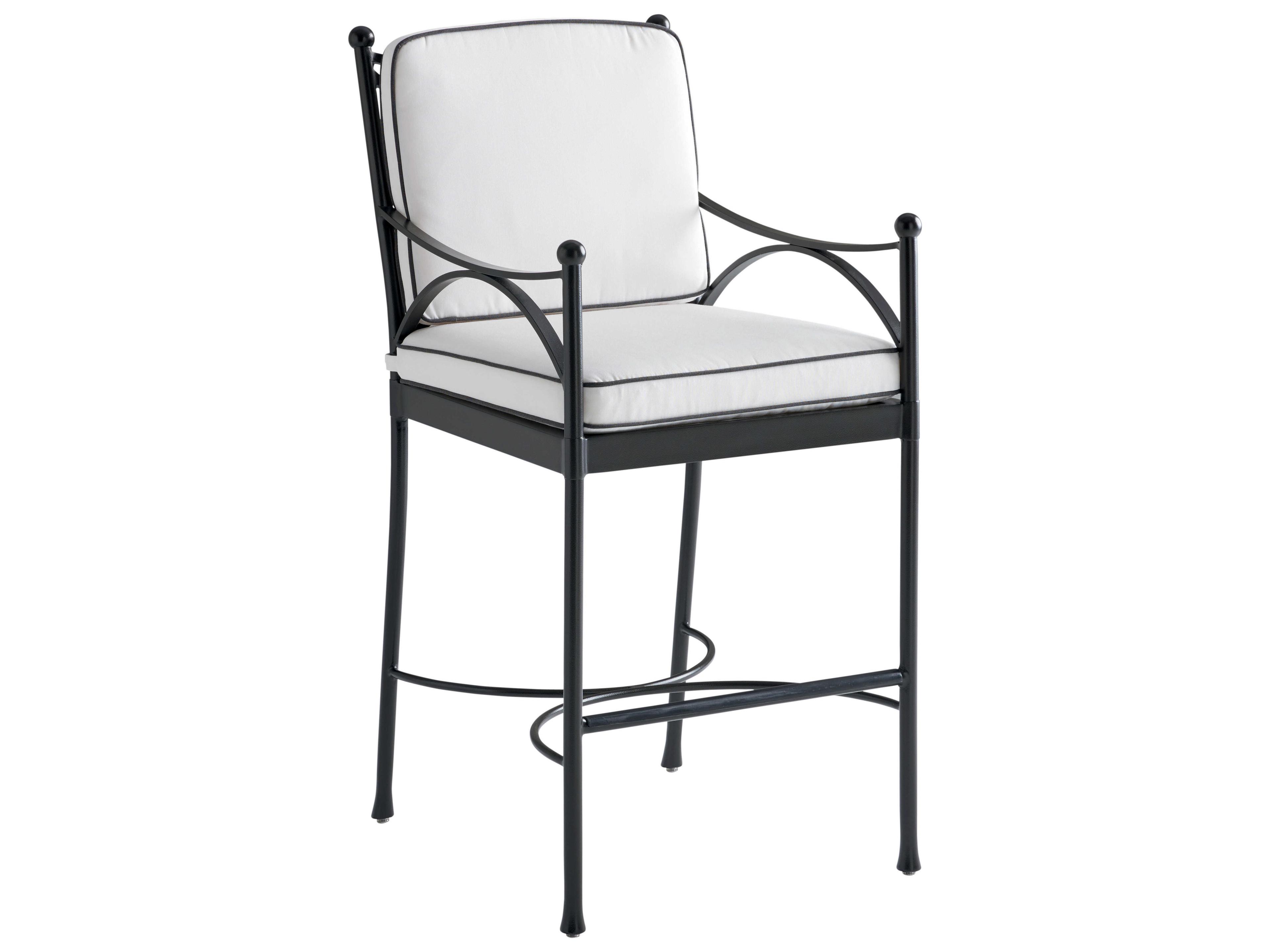 Pavlova Aluminum Bar Stool with Cushion Set