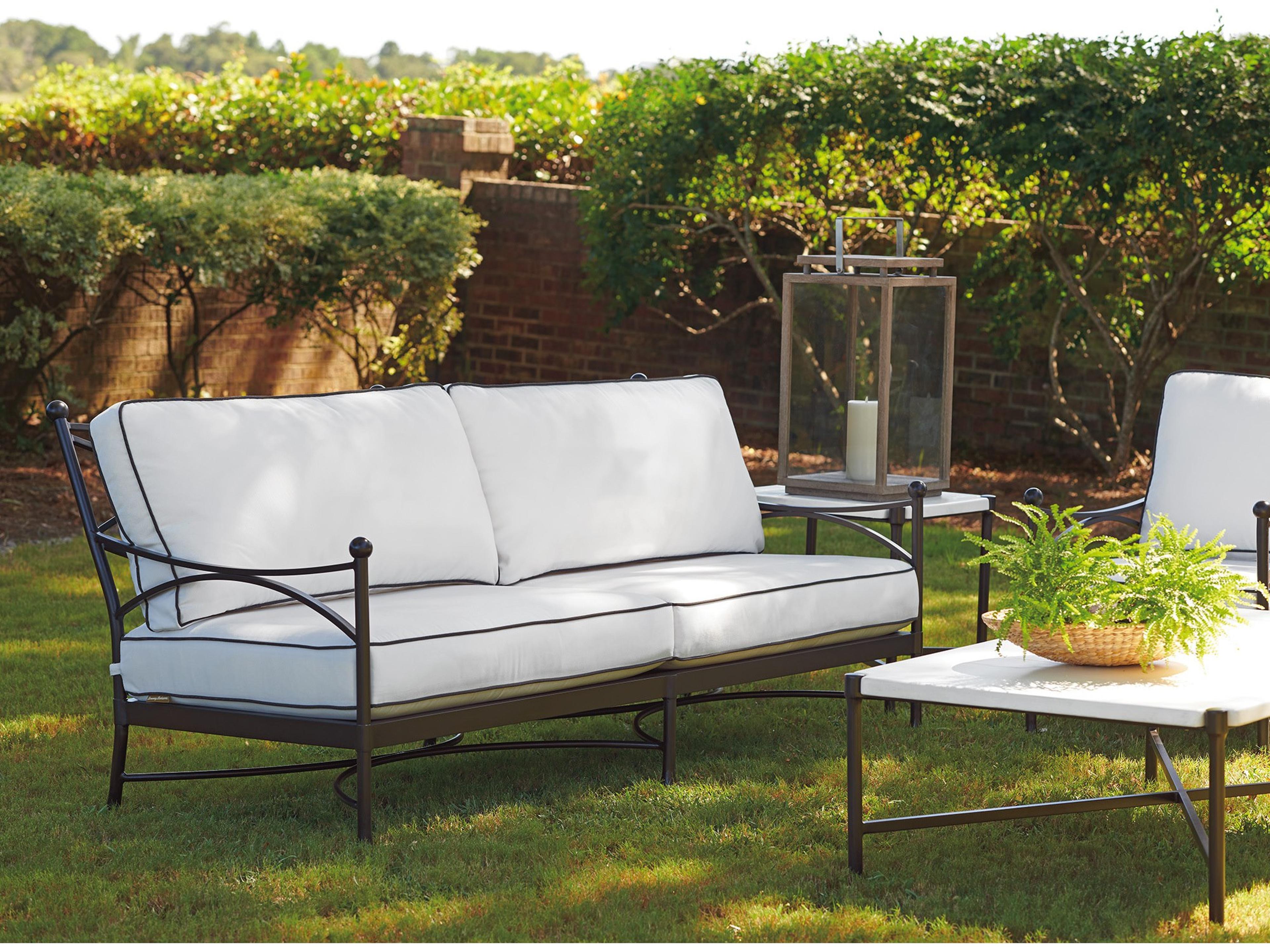 Tommy Bahama Outdoor Pavlova Aluminum Sofa with Cushion Set