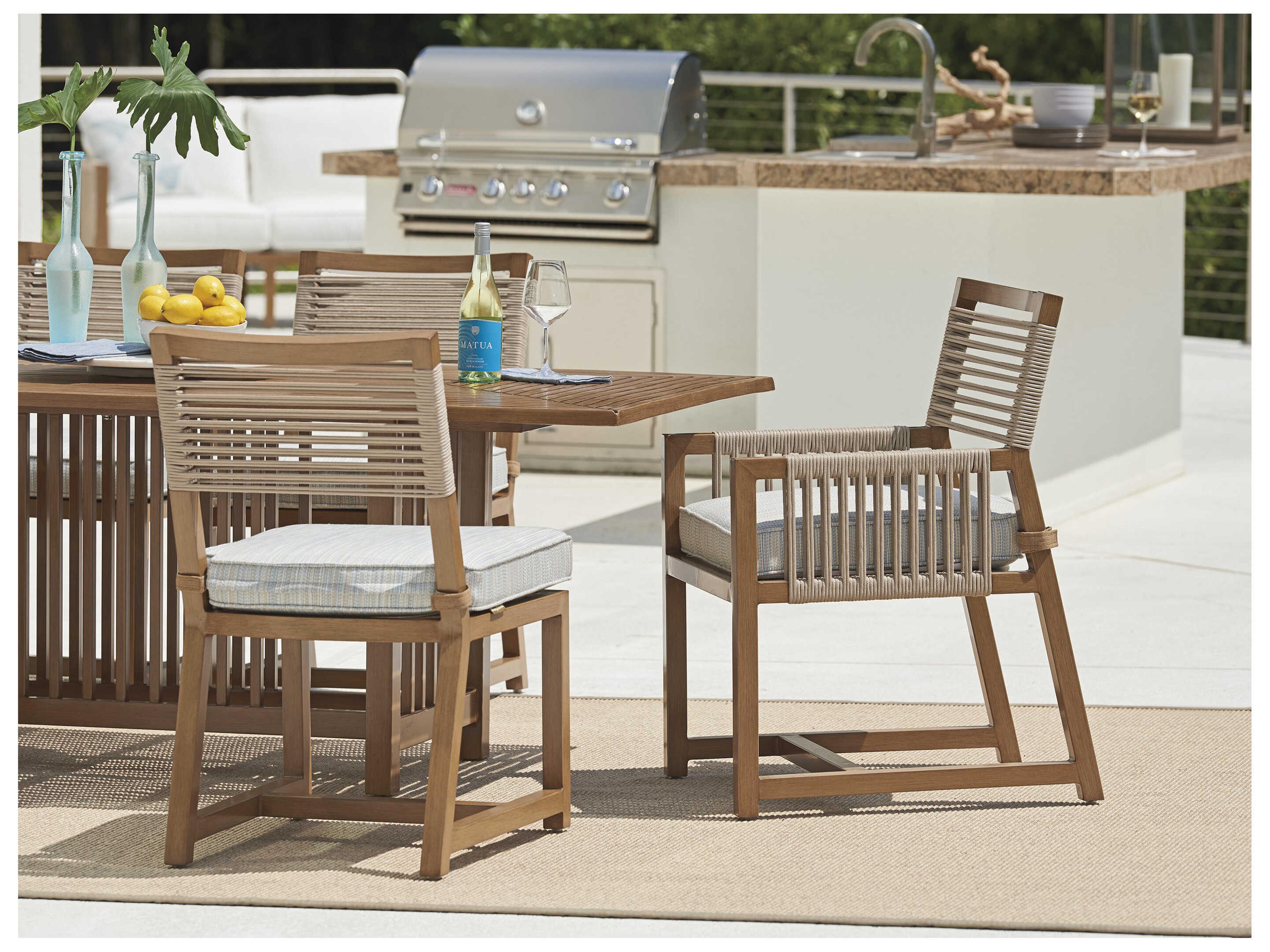 Tommy Bahama Outdoor St Tropez Aluminum Dining Side Chair