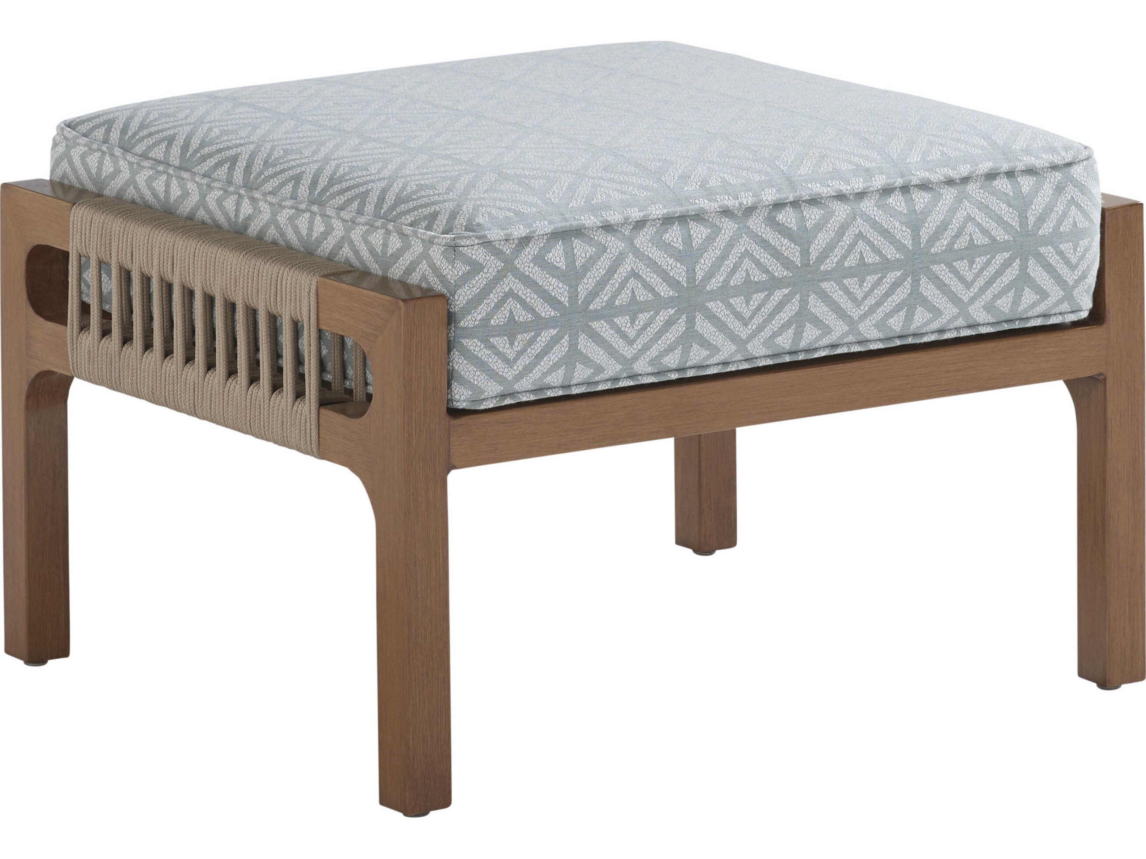 St Tropez Aluminum Ottoman