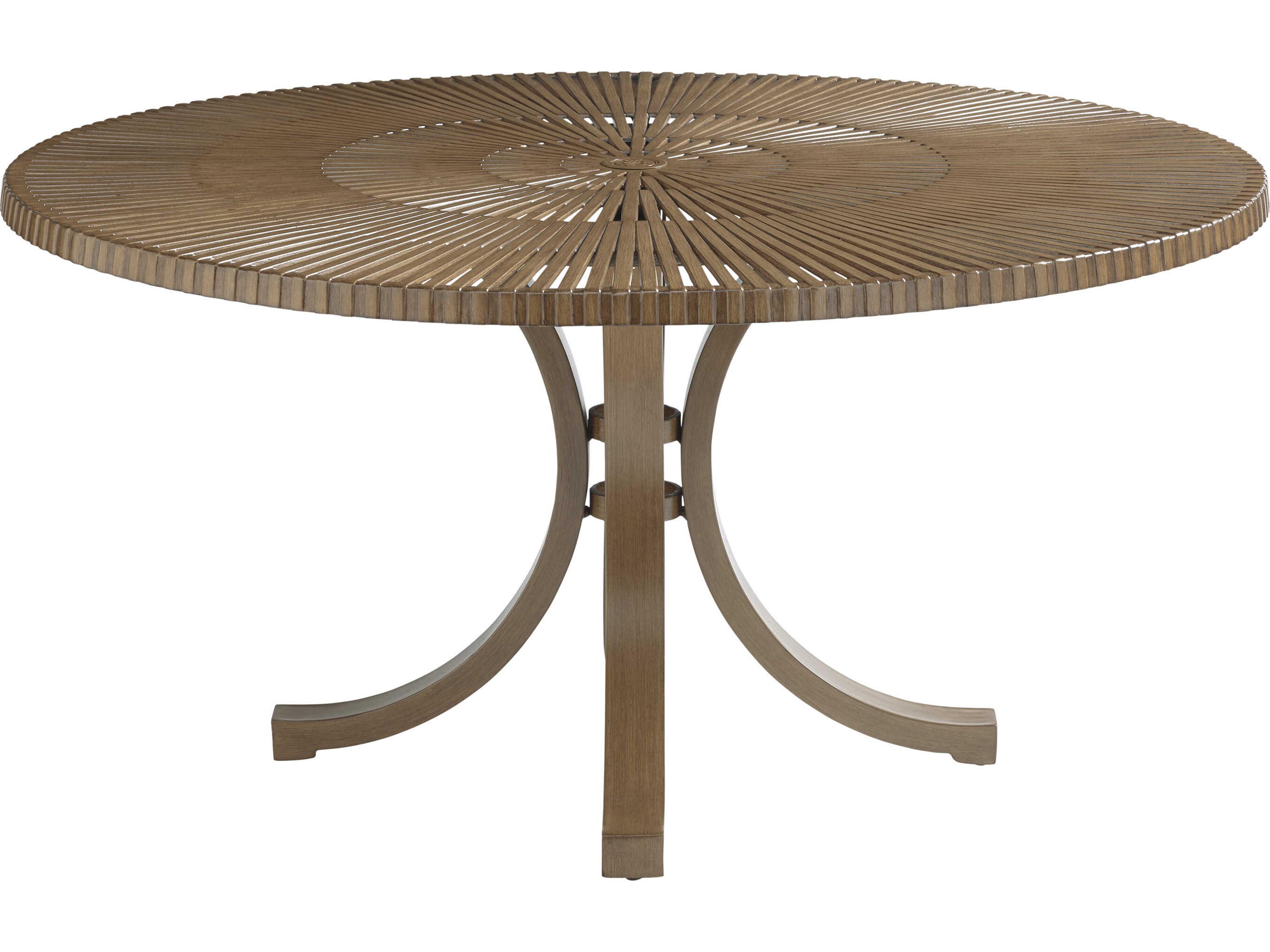 St Tropez Aluminum Round Dining Table