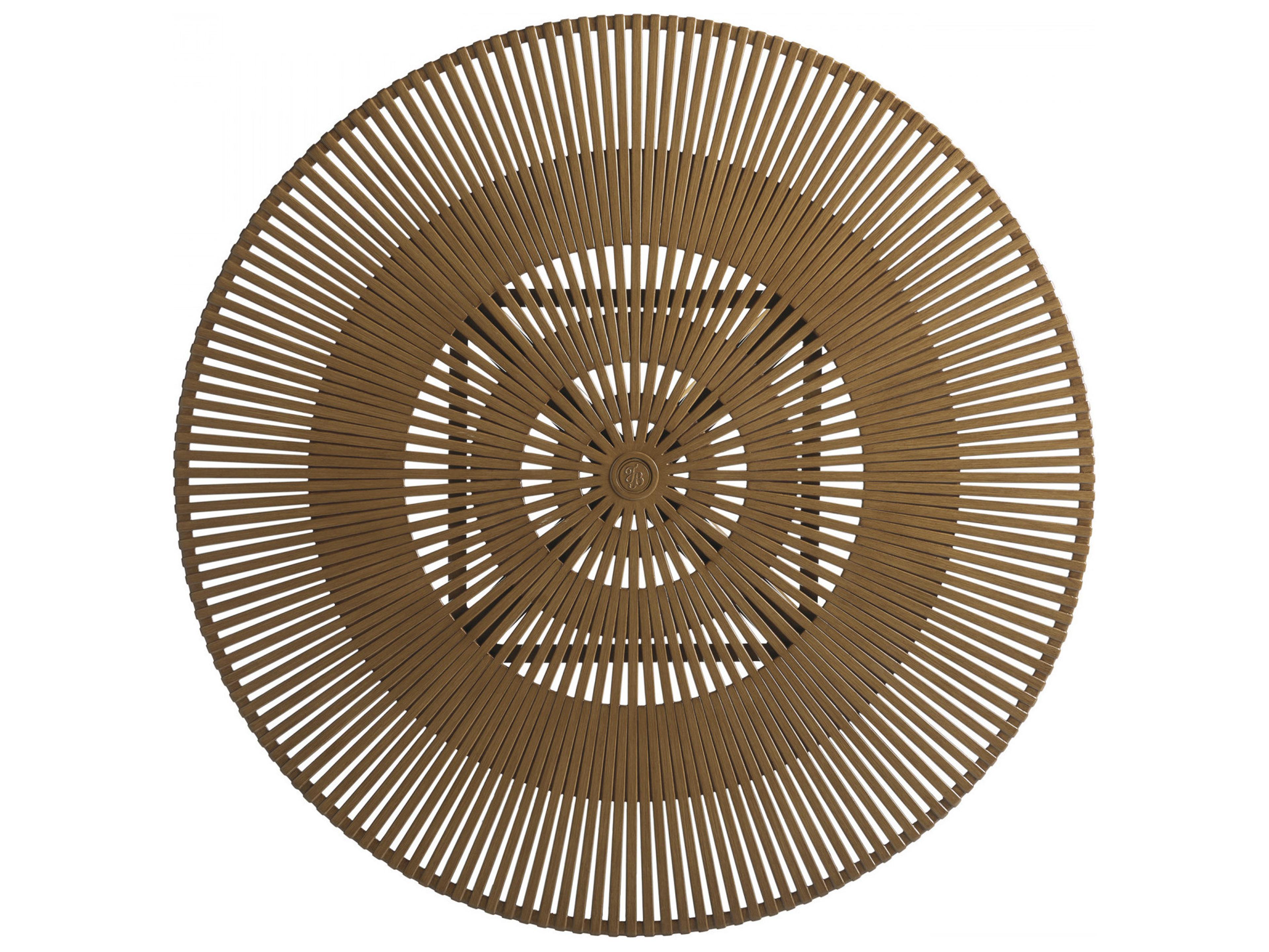 St Tropez Aluminum Round Dining Table Top with Umbrella Hole