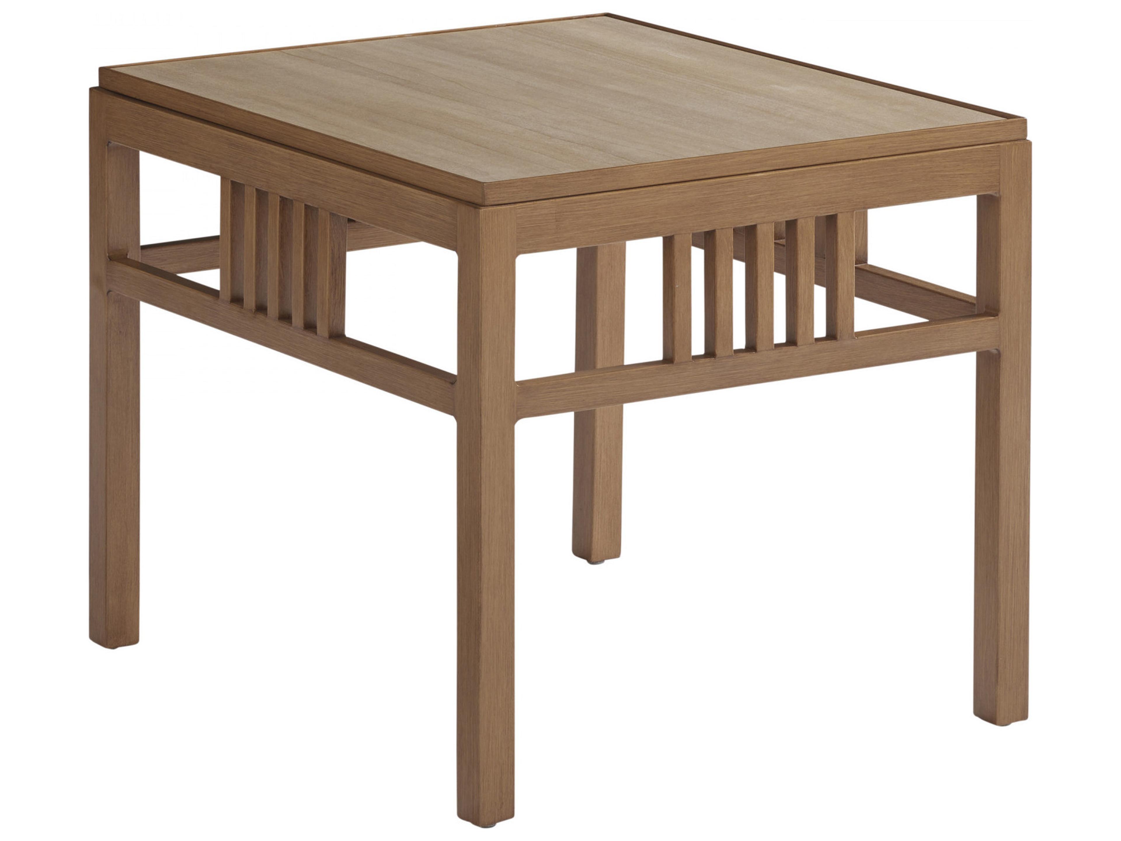 St Tropez Aluminum Rectangular End Table Base