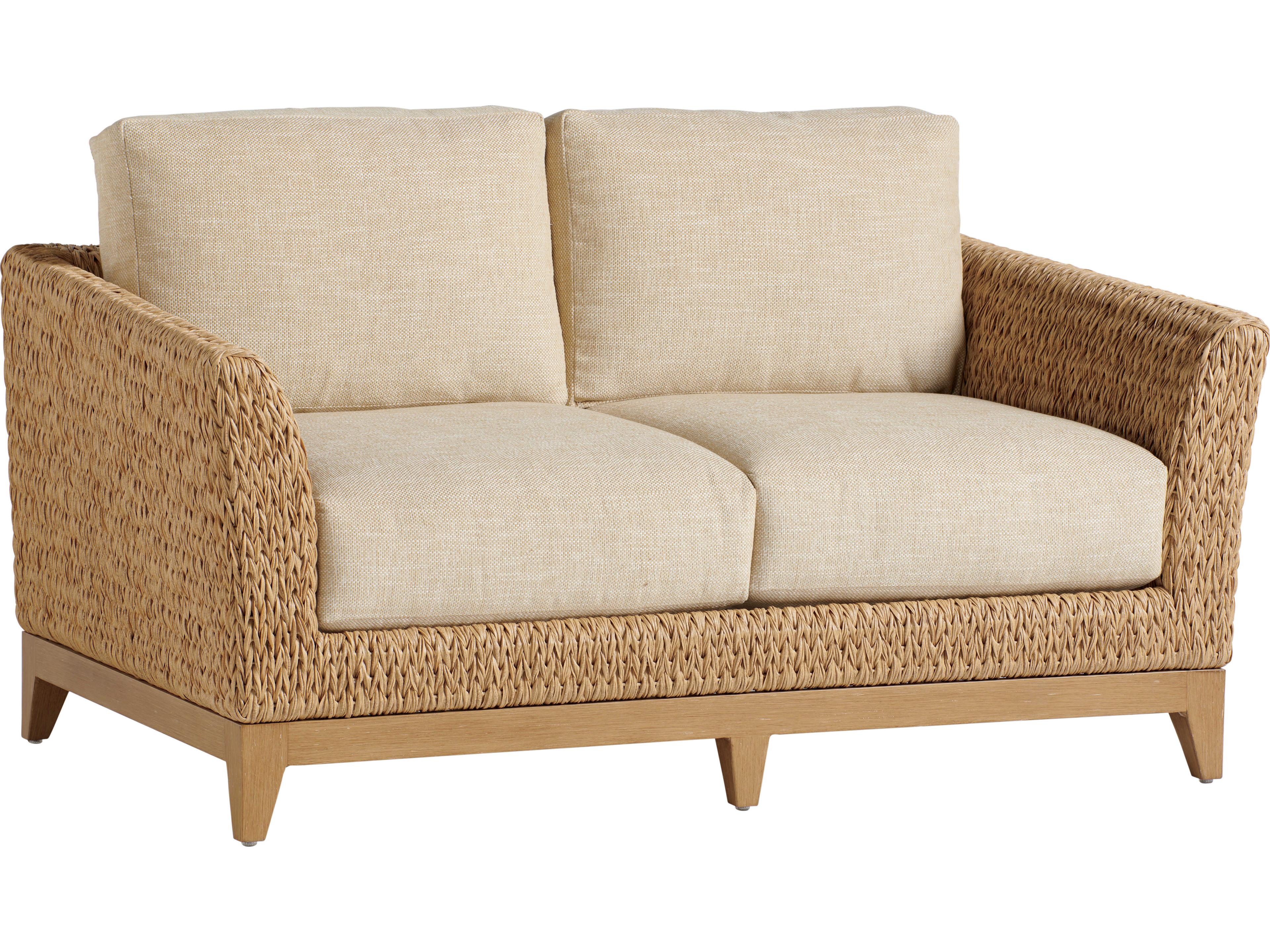 Los Altos Valley View Wicker Loveseat