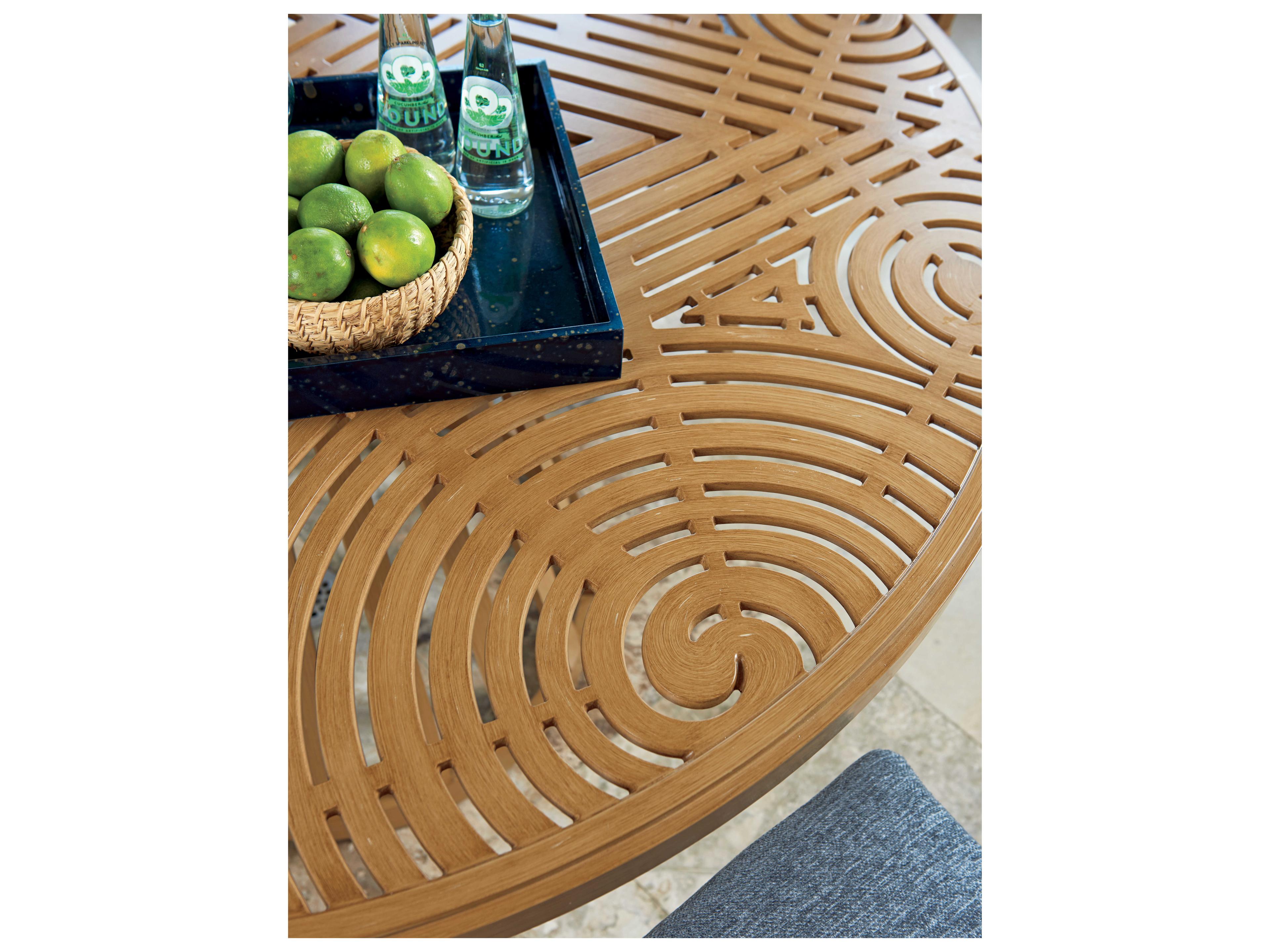 Tommy Bahama Outdoor Los Altos Valley View Aluminum Round Dining Table
