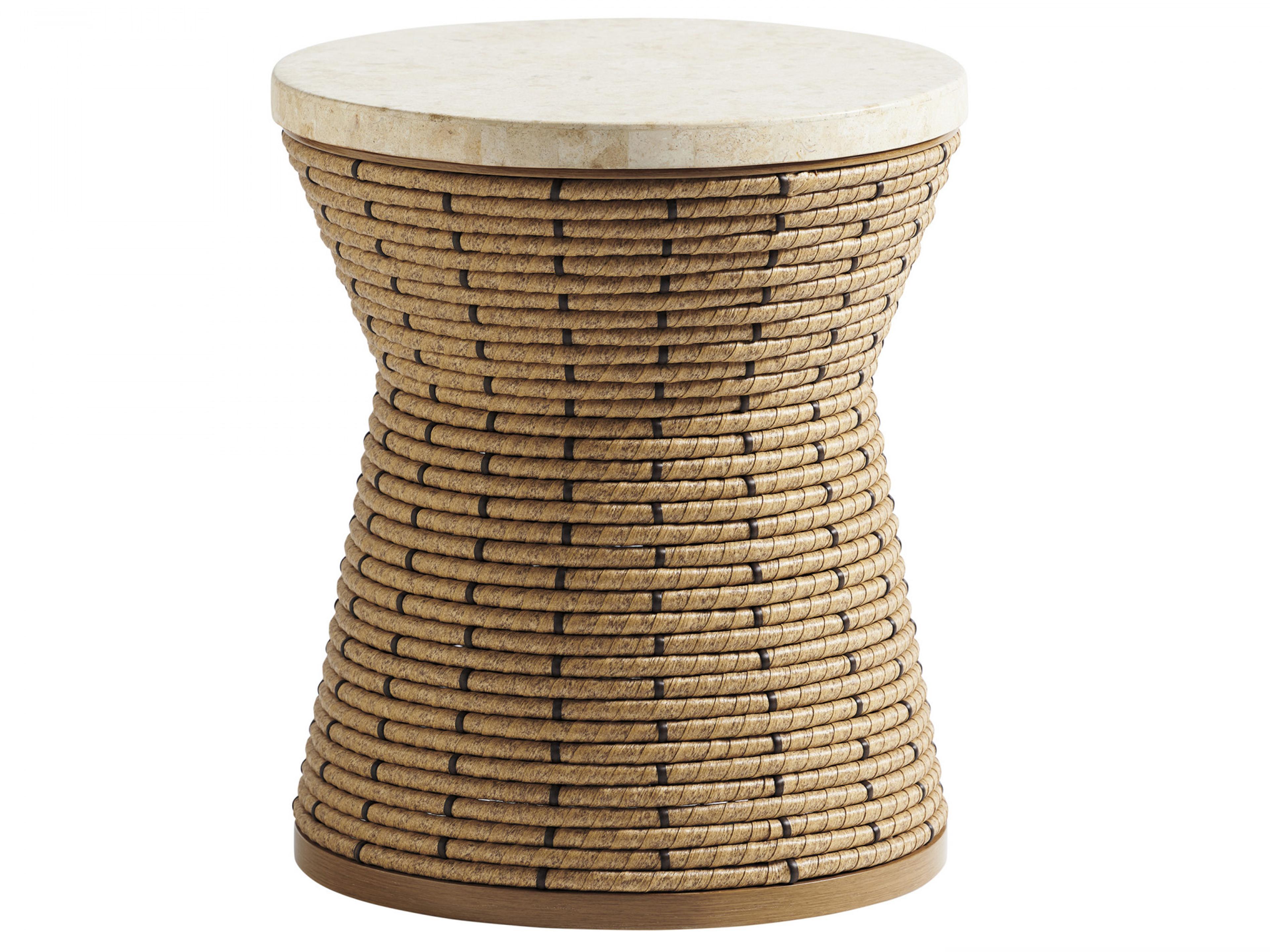 Los Altos Valley View Aluminum Round End Table